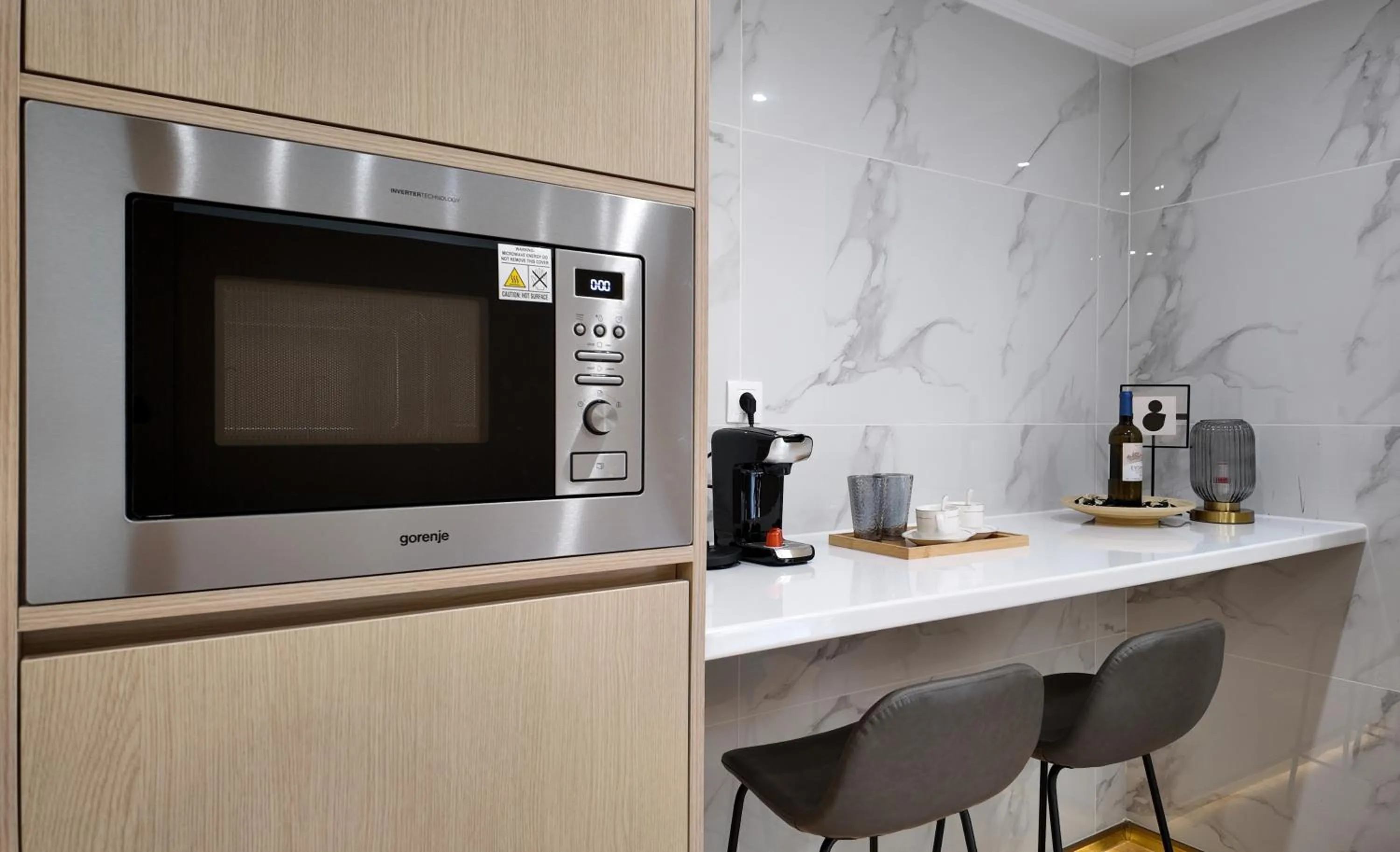 minibar in CC LUX Suites in Piraeus Port