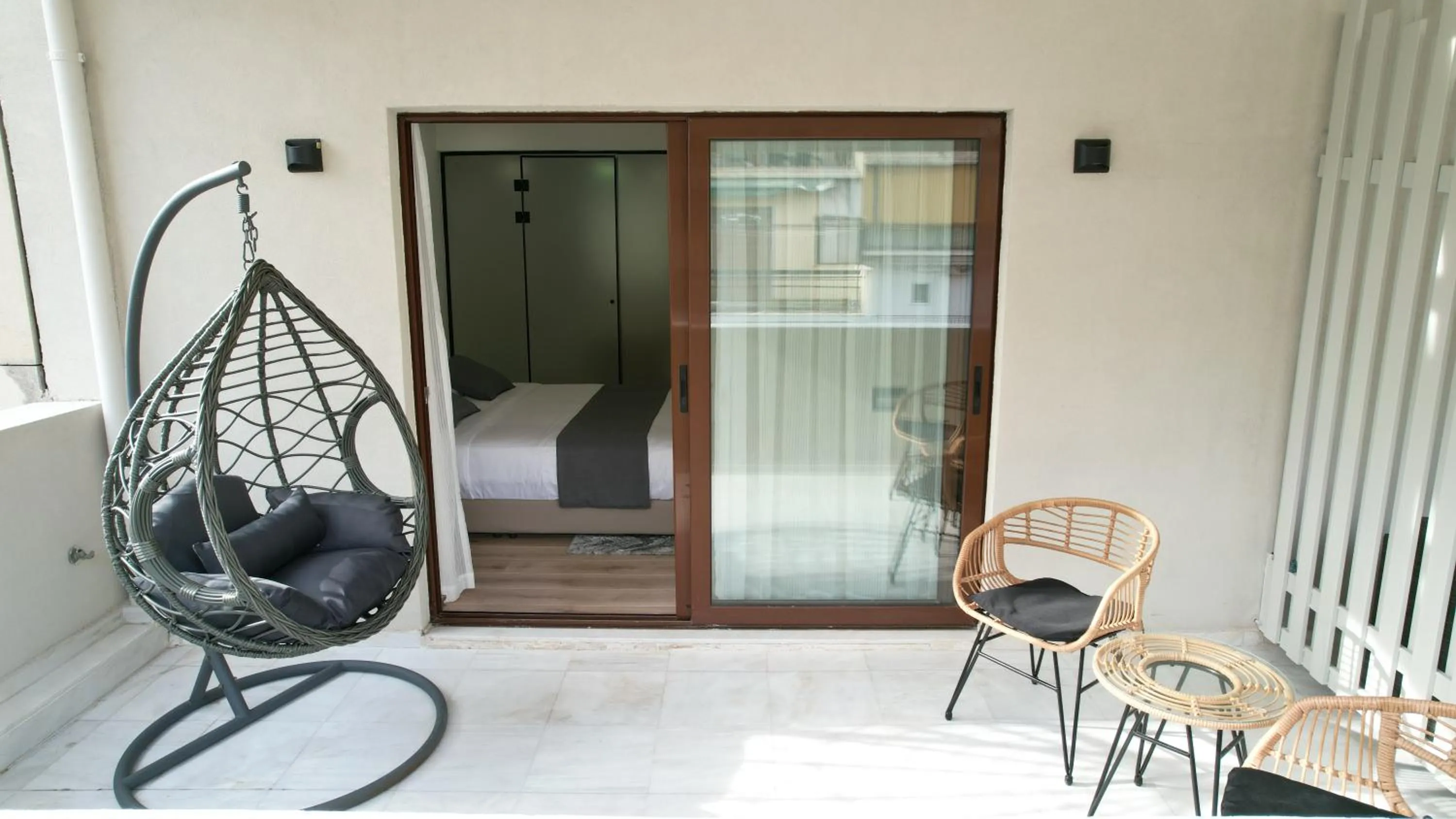 Balcony/Terrace in CC LUX Suites in Piraeus Port