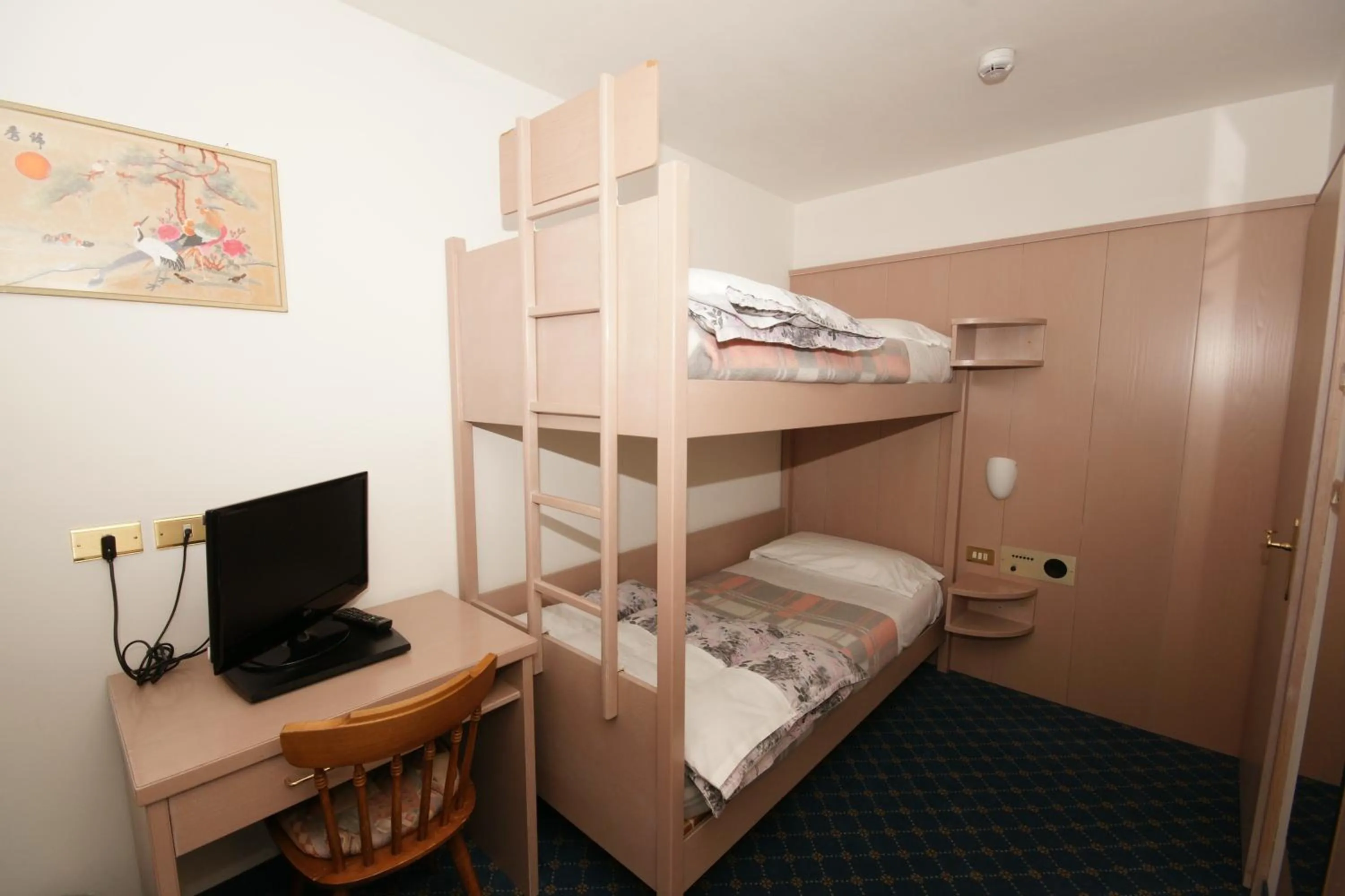 Bed in Hotel Villa Mozart