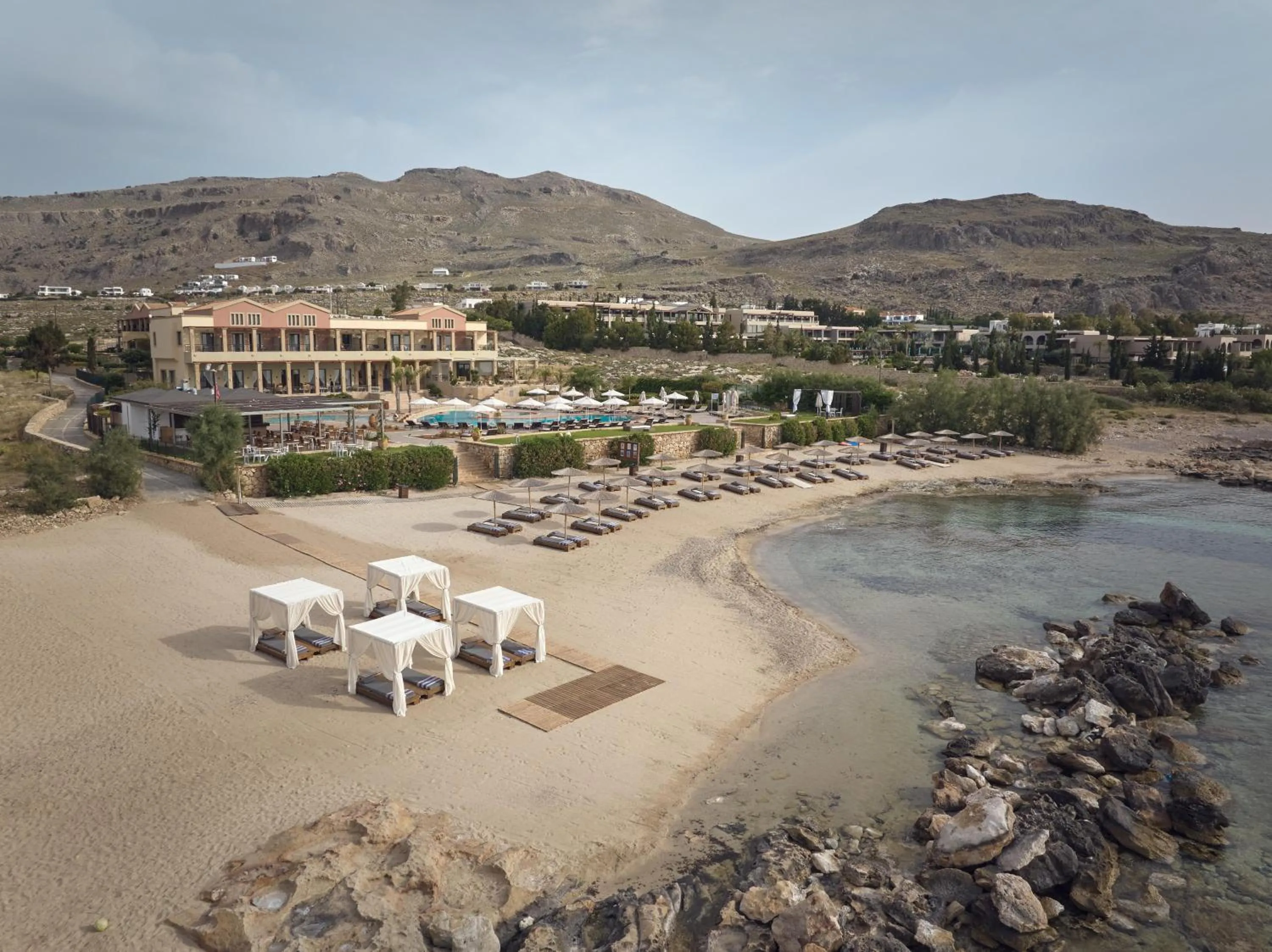 Beach in Lindian Dream Seaside Resort- Adults Only