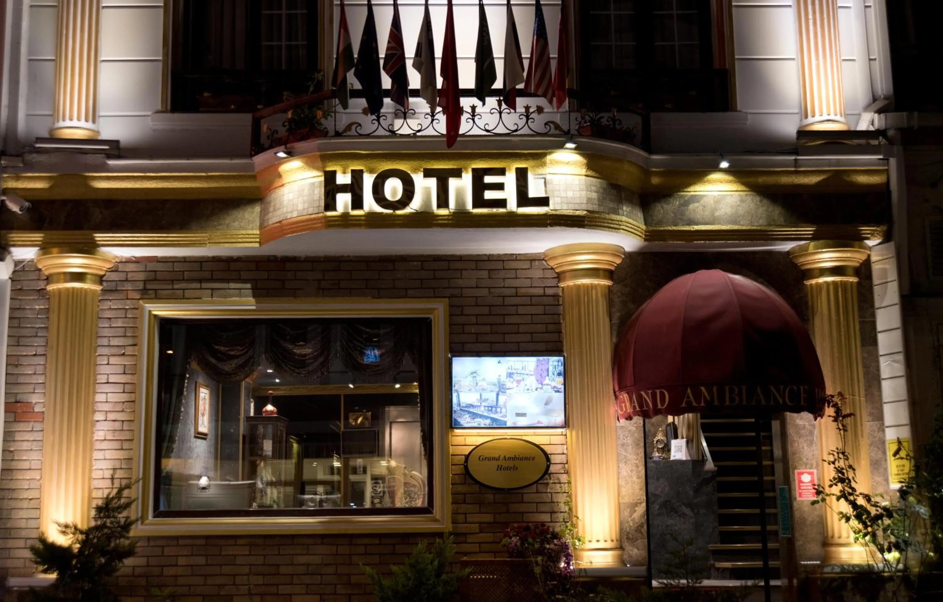 Facade/entrance in Grand Ambiance Hotel