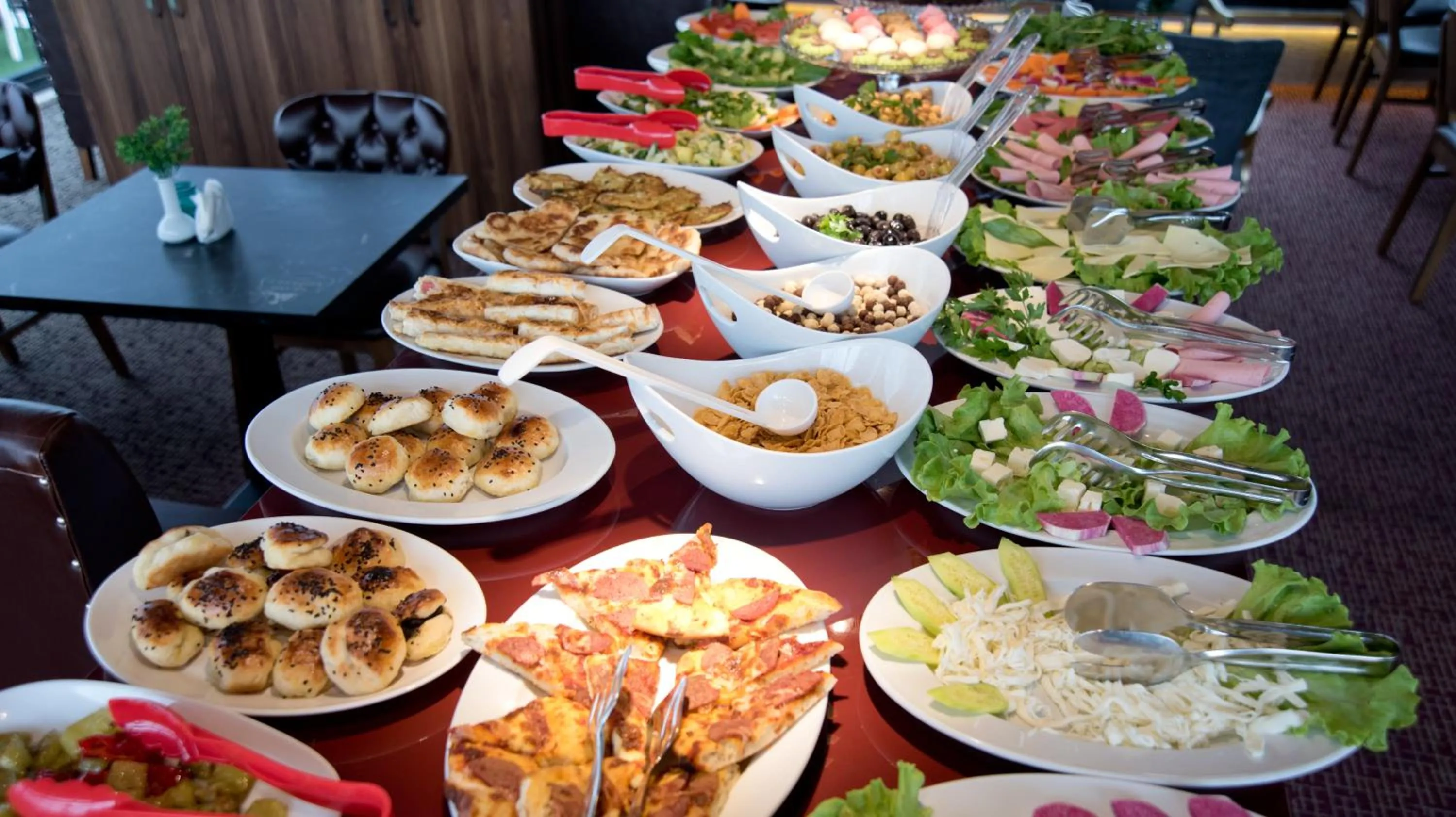 Buffet breakfast in Grand Ambiance Hotel