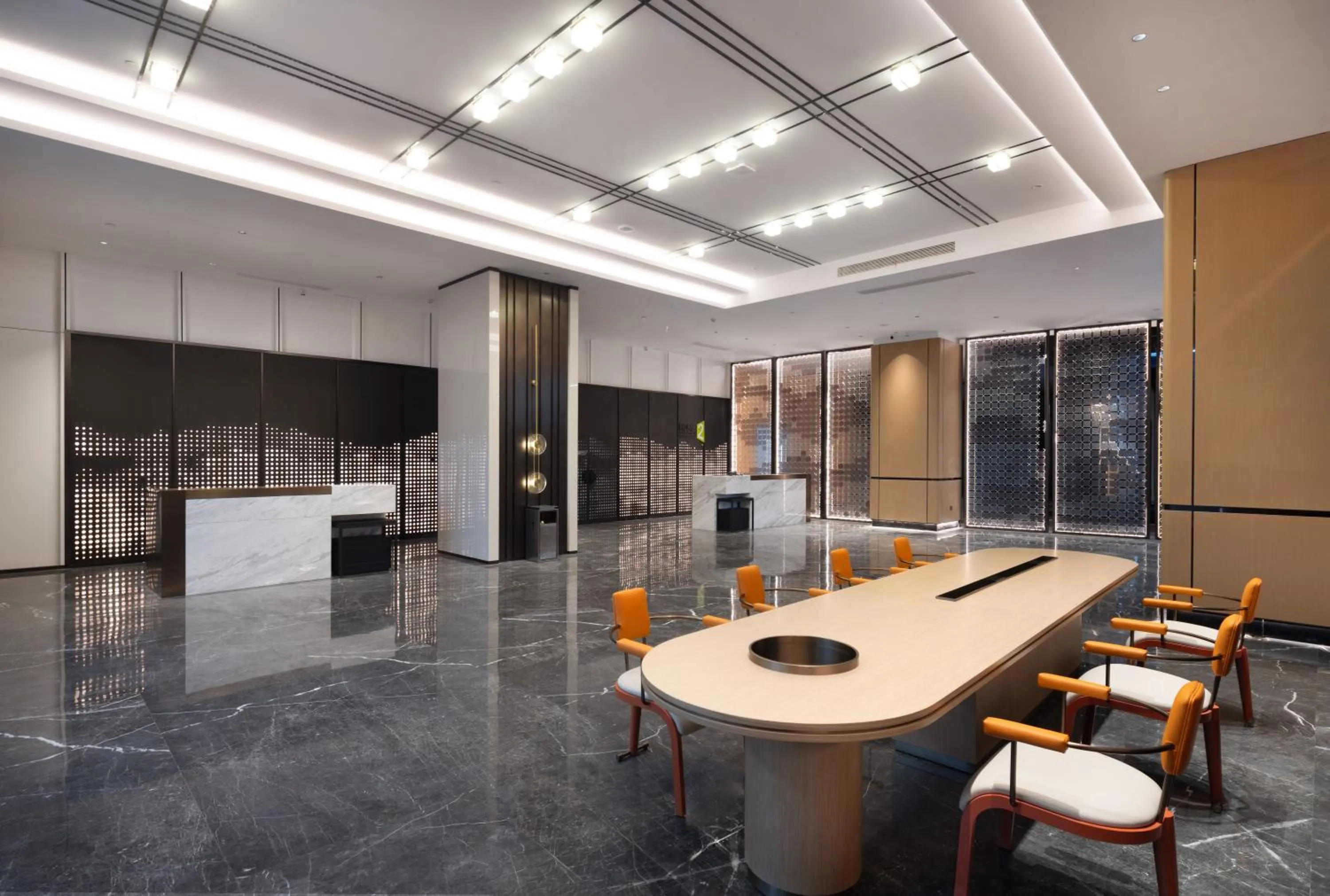 Seating area in Home2 Suite by Hilton Yiwu World Trade Center