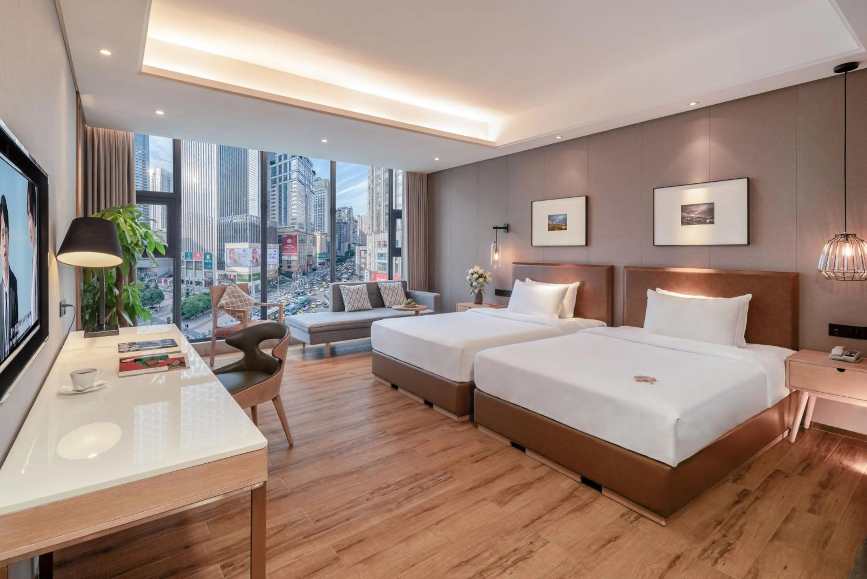 Bed in Yunjian Hotel