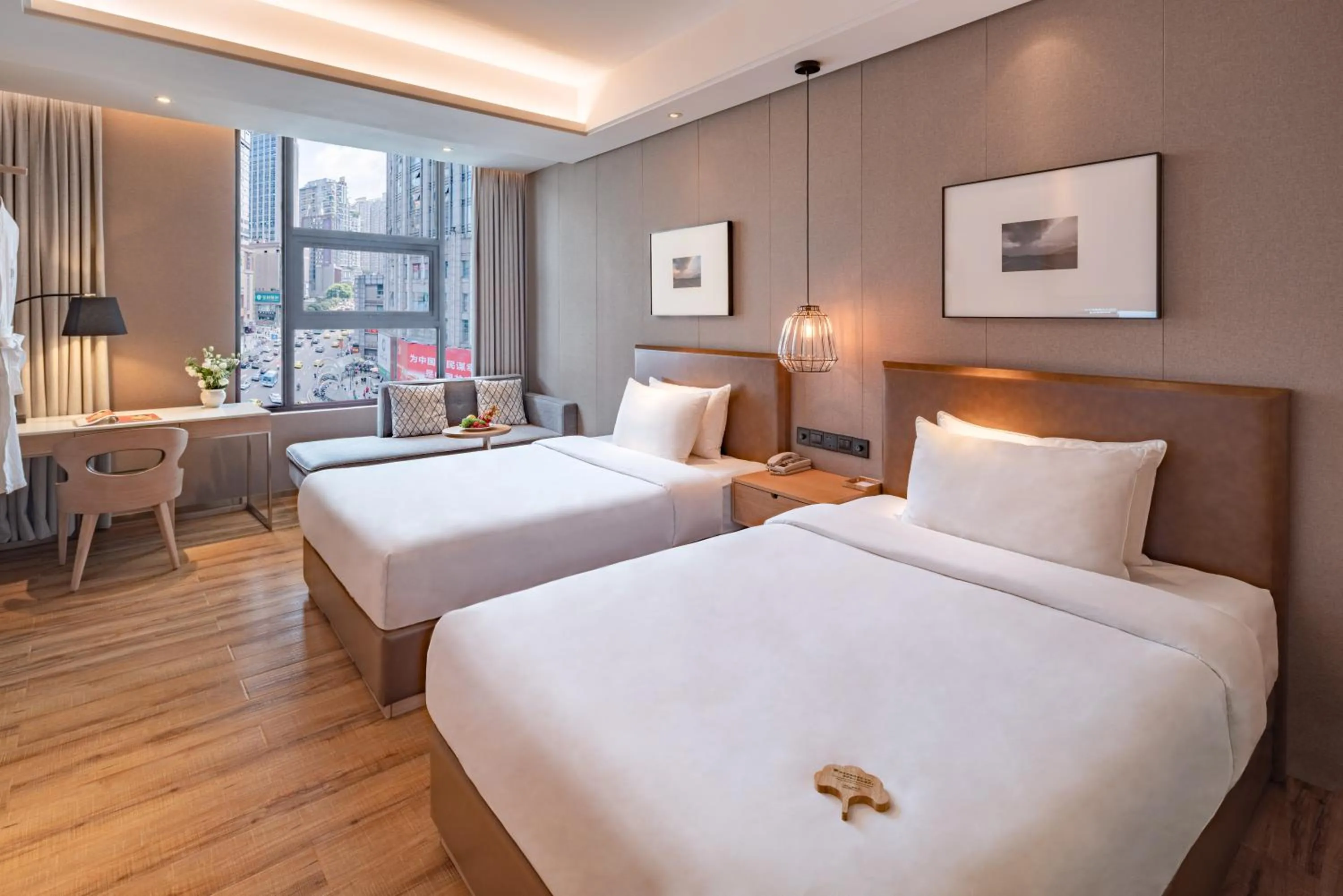 Bed in Yunjian Hotel