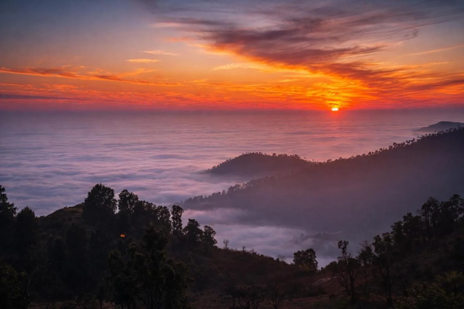 Natural landscape in Echoes of the Himalayas