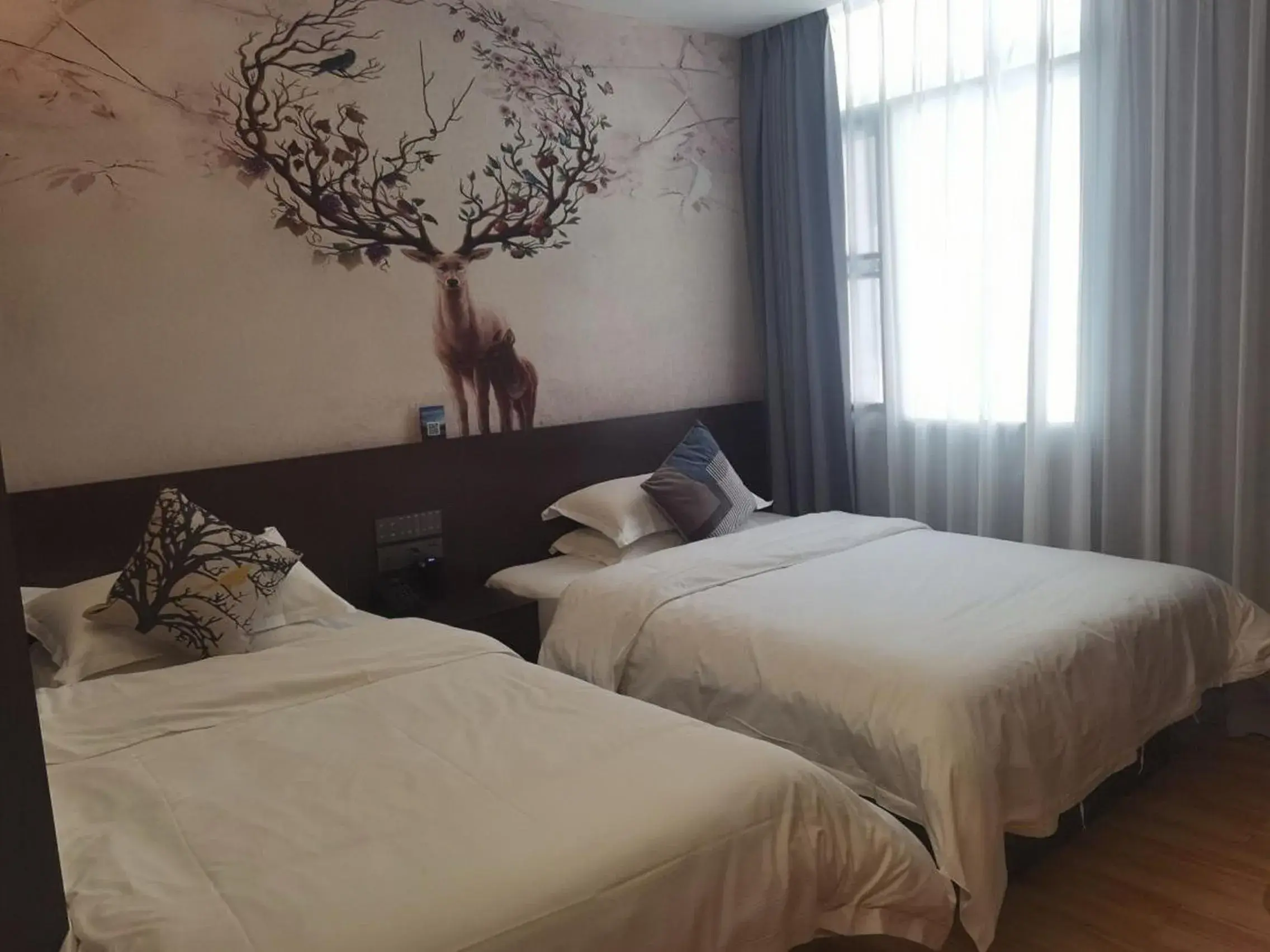Superior Twin Room in Andy International Hotel Shenzhen University Nanshan Metro Station Branch Superior Twin Room in Andy International Hotel Shenzhen University Nanshan Metro Station Branch