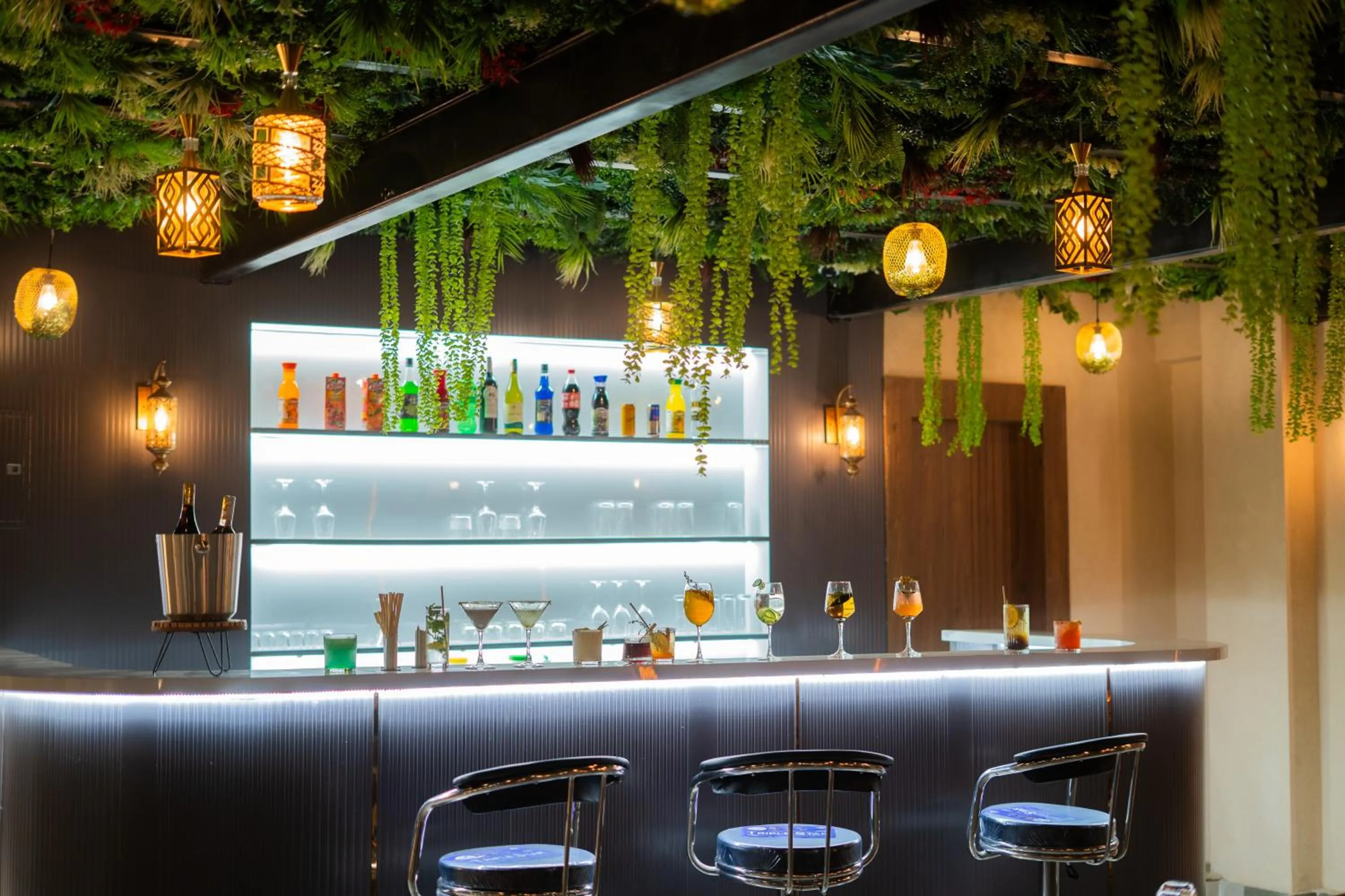 Lounge or bar in Royal Prime - A City Center Boutique Hotel In Jaipur