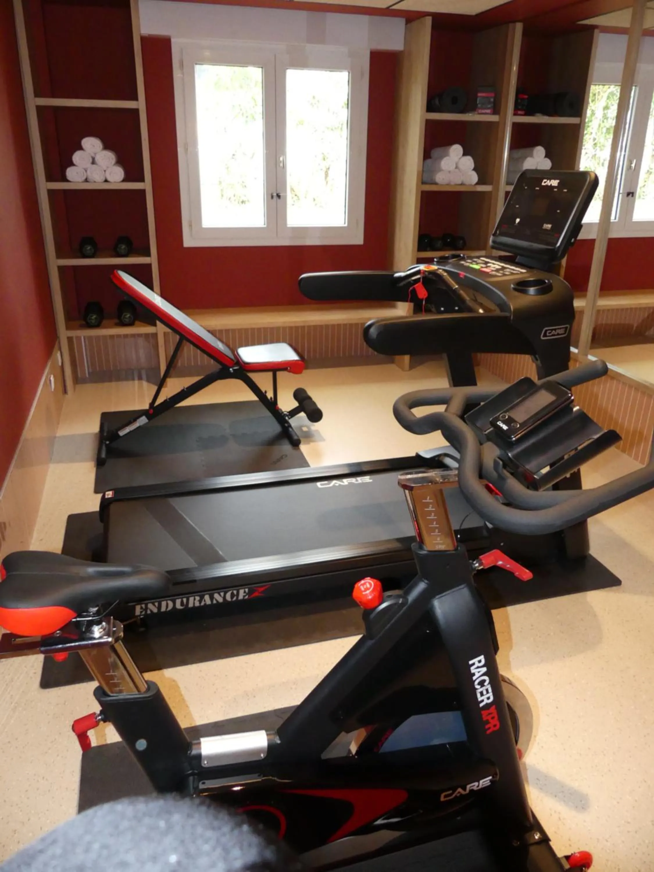 Fitness centre/facilities in Brit Hotel Confort Alençon