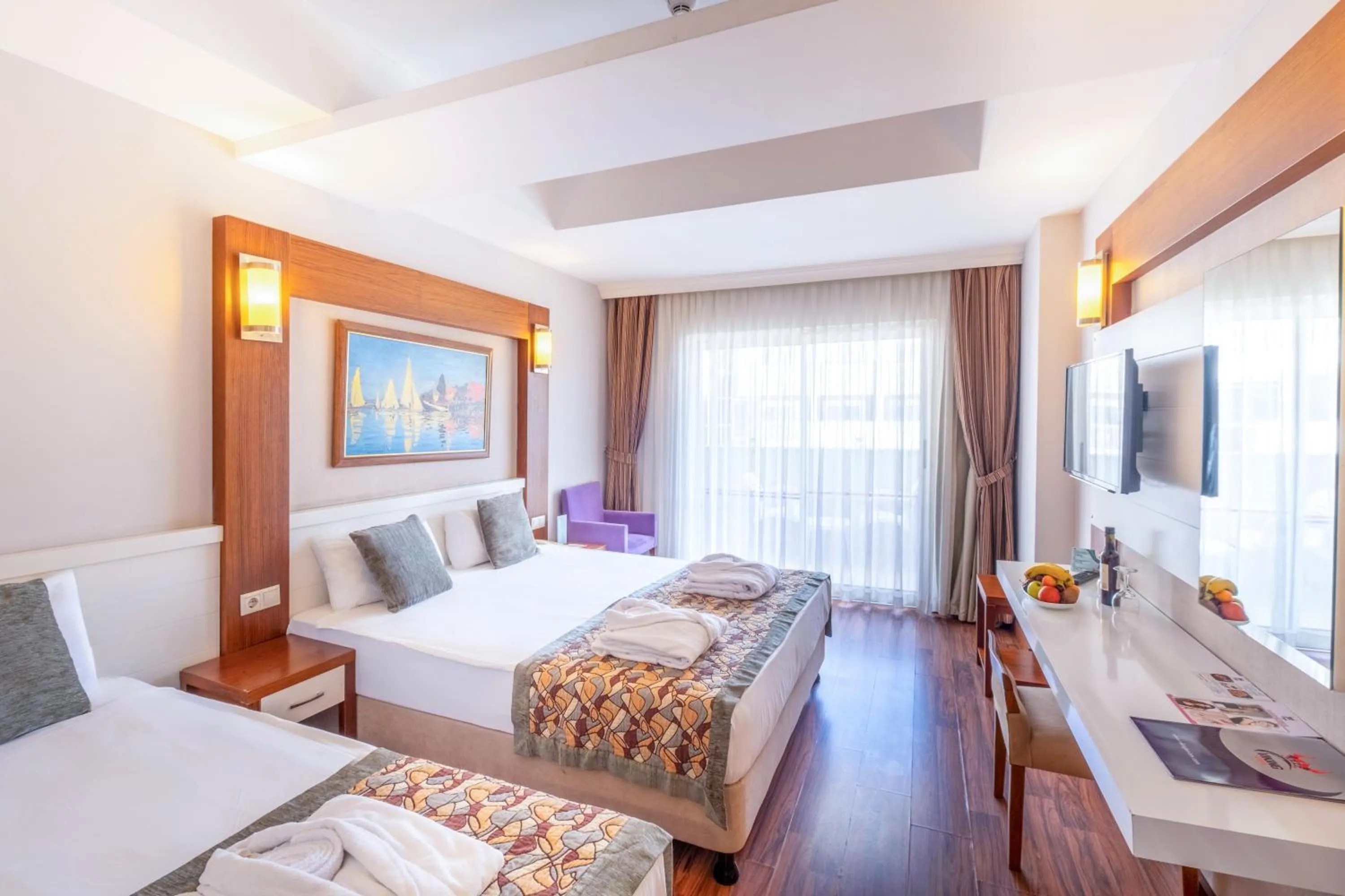 Bed in Viking Star Hotel