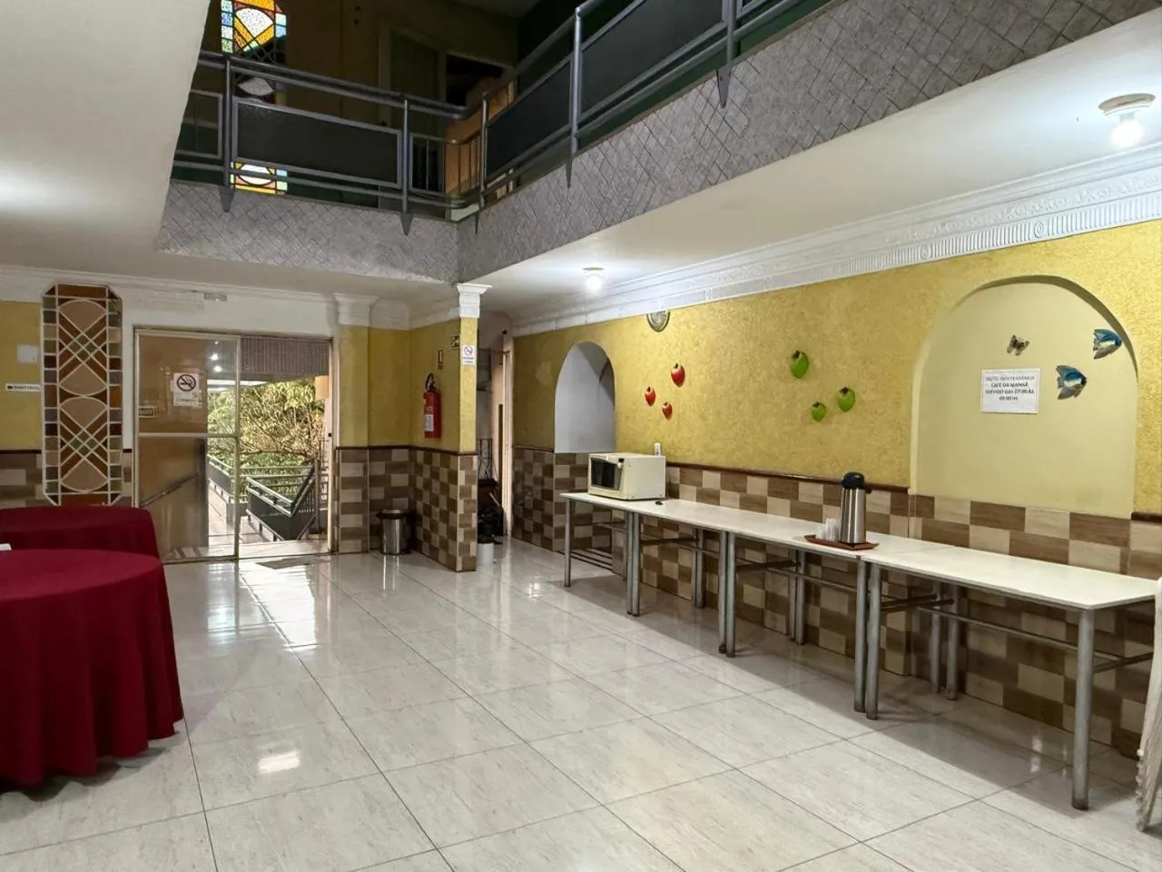 Seating area in Hotel Independência