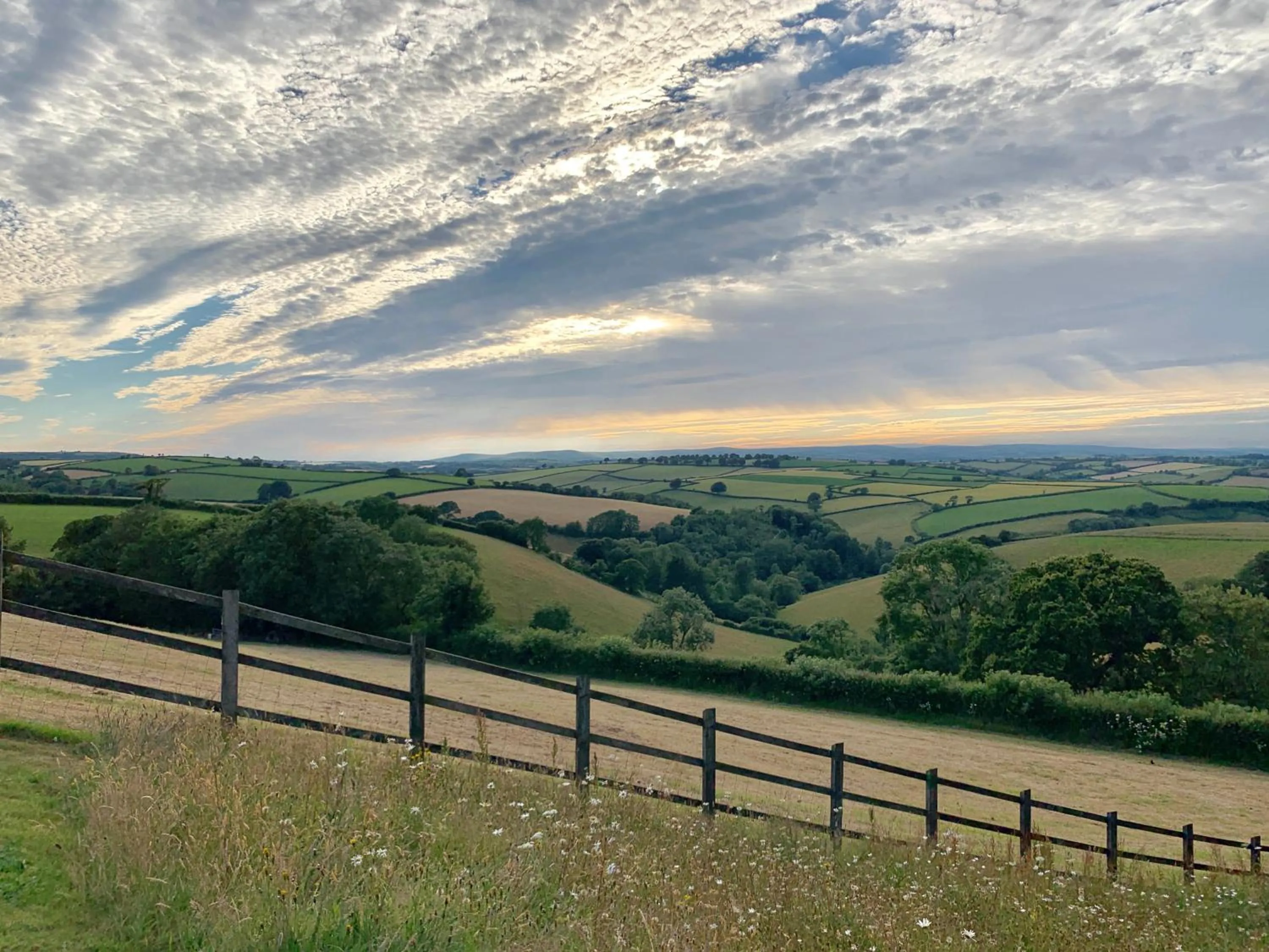 Natural landscape in Kerswell Farmhouse