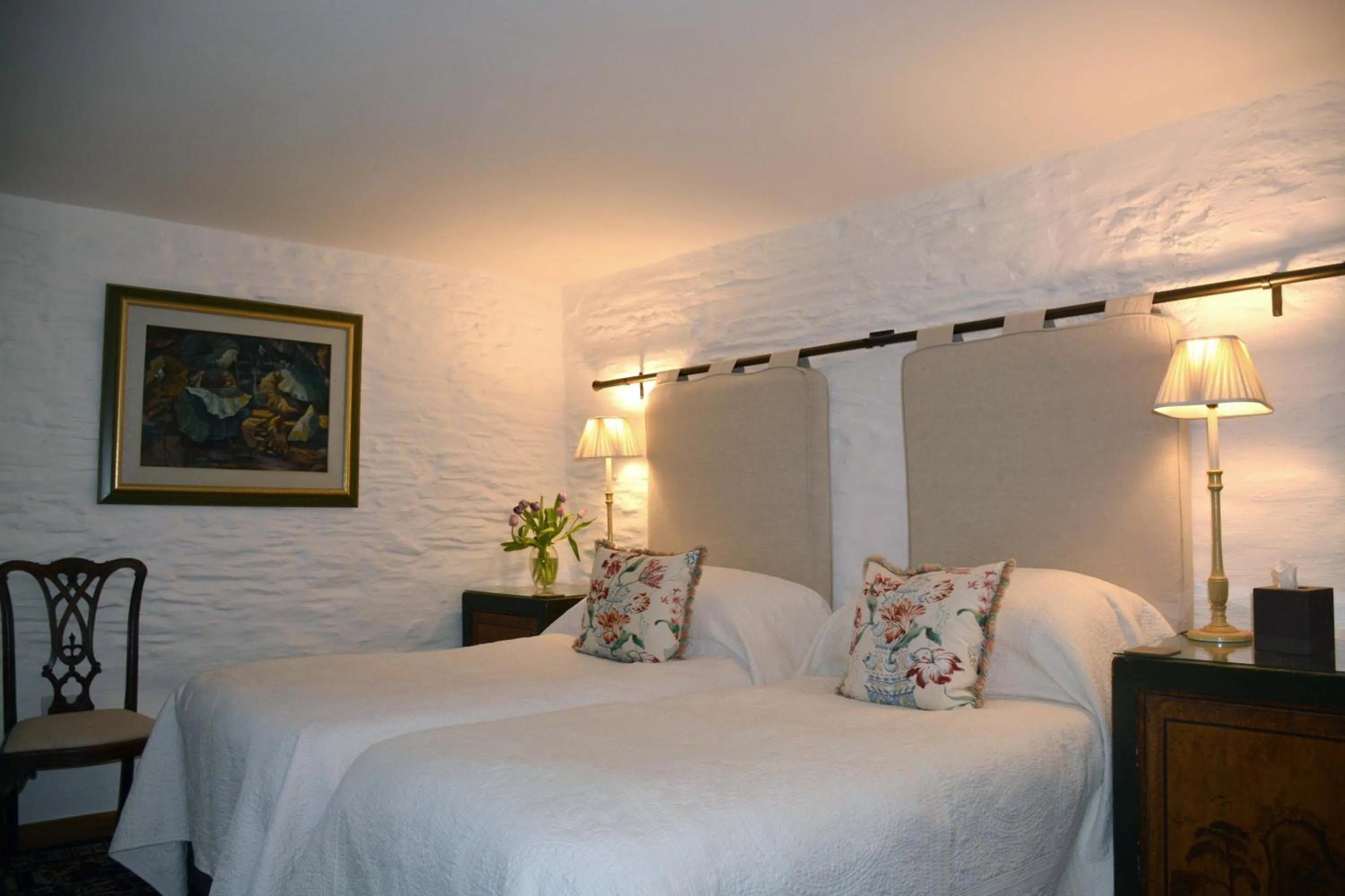 Bed in Kerswell Farmhouse