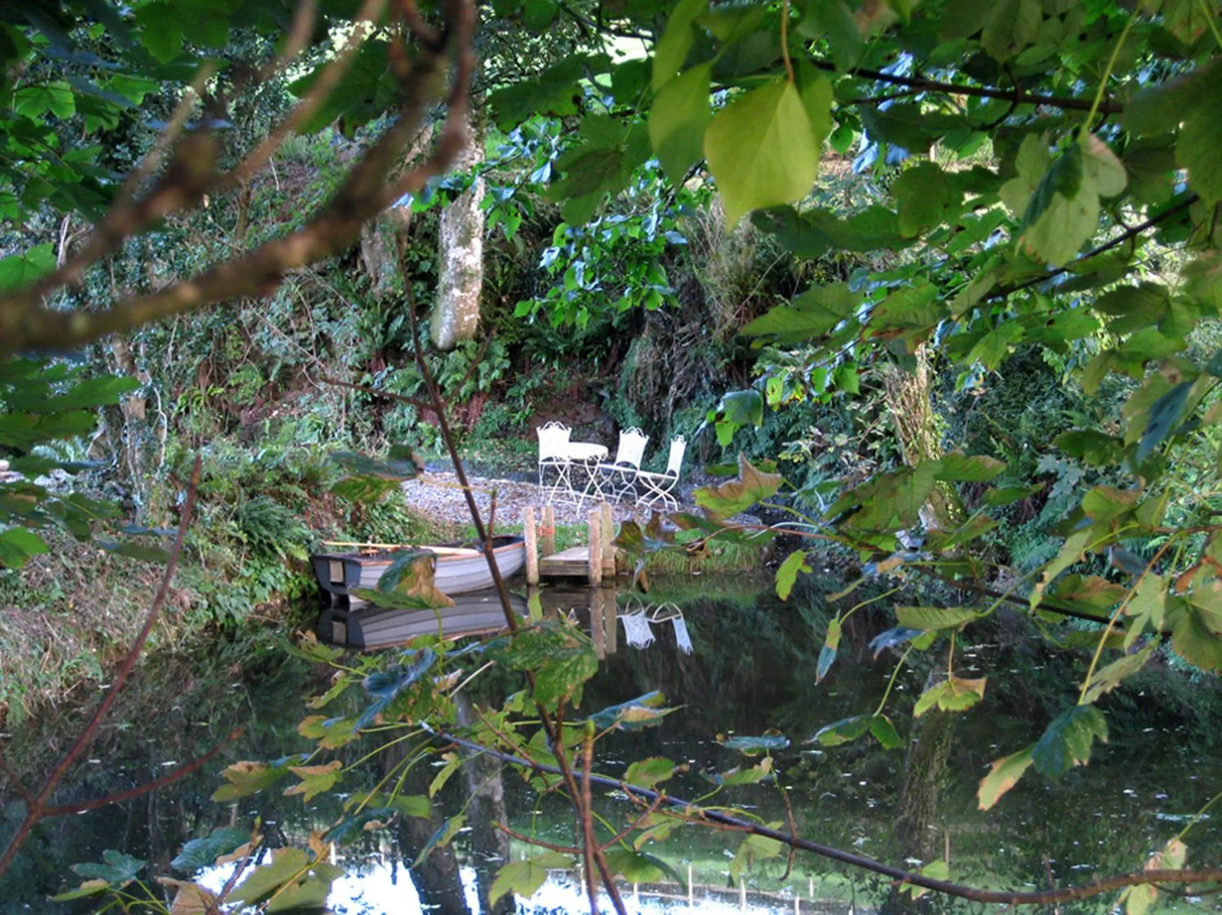 Garden in Kerswell Farmhouse