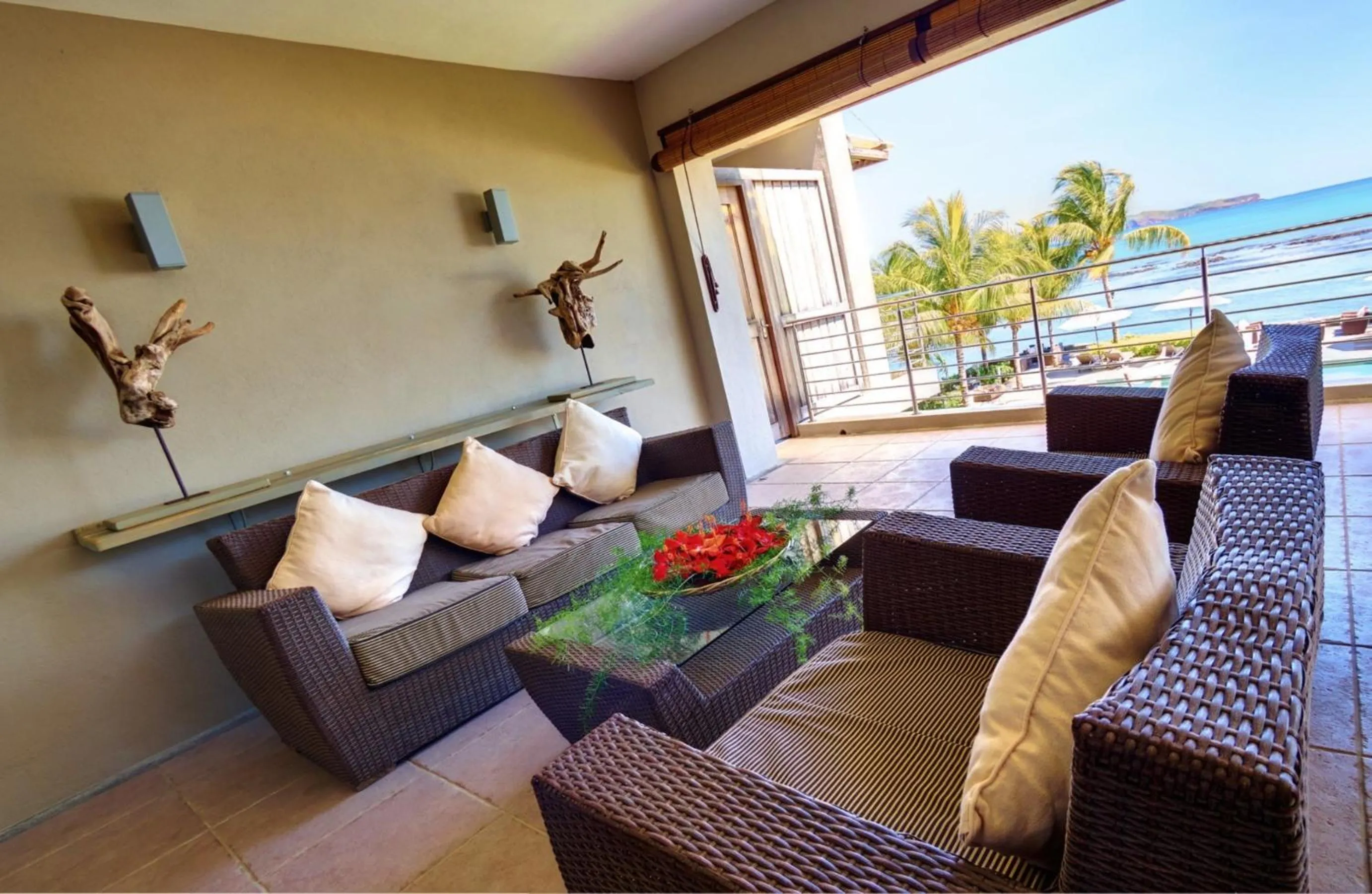 Balcony/Terrace in Cape Point Seafront by LOV Mauritius