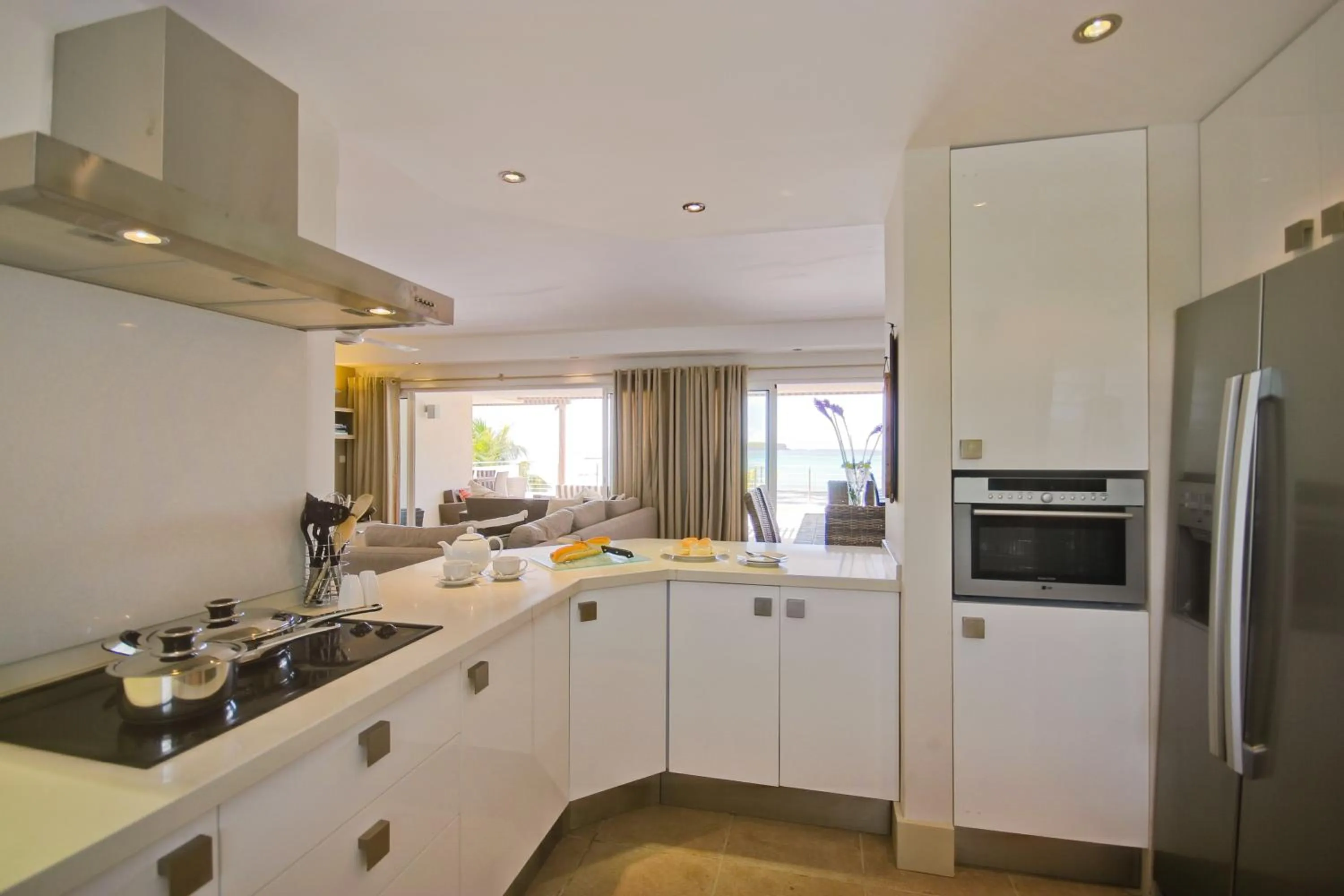 Kitchen or kitchenette in Cape Point Seafront by LOV Mauritius
