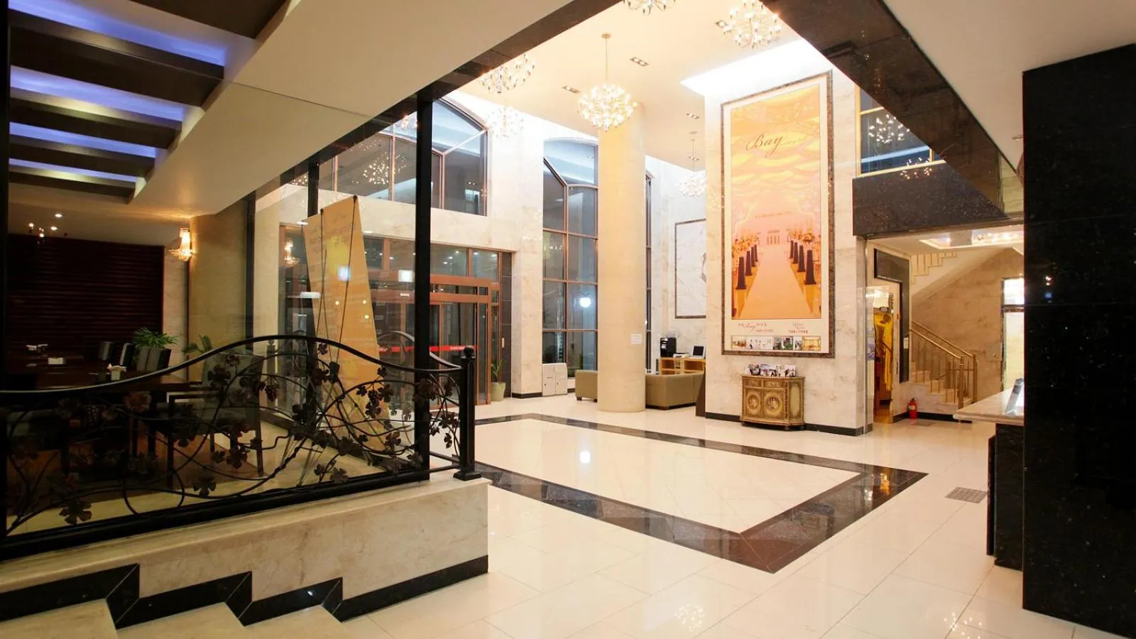 Lobby or reception in Tongyeong Bay Condo Hotel