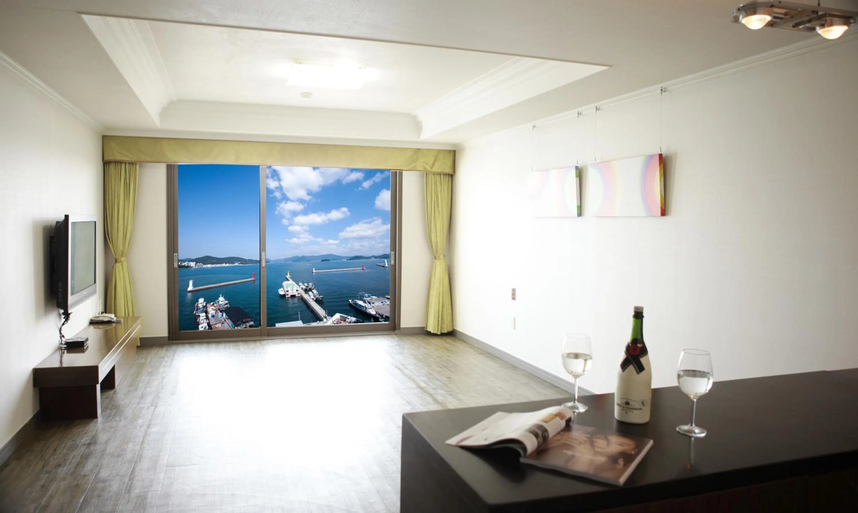 Sea view in Tongyeong Bay Condo Hotel