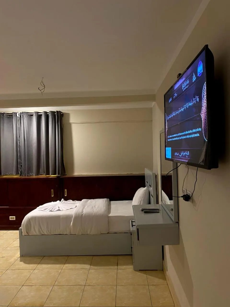 Bed in Sky light hotel