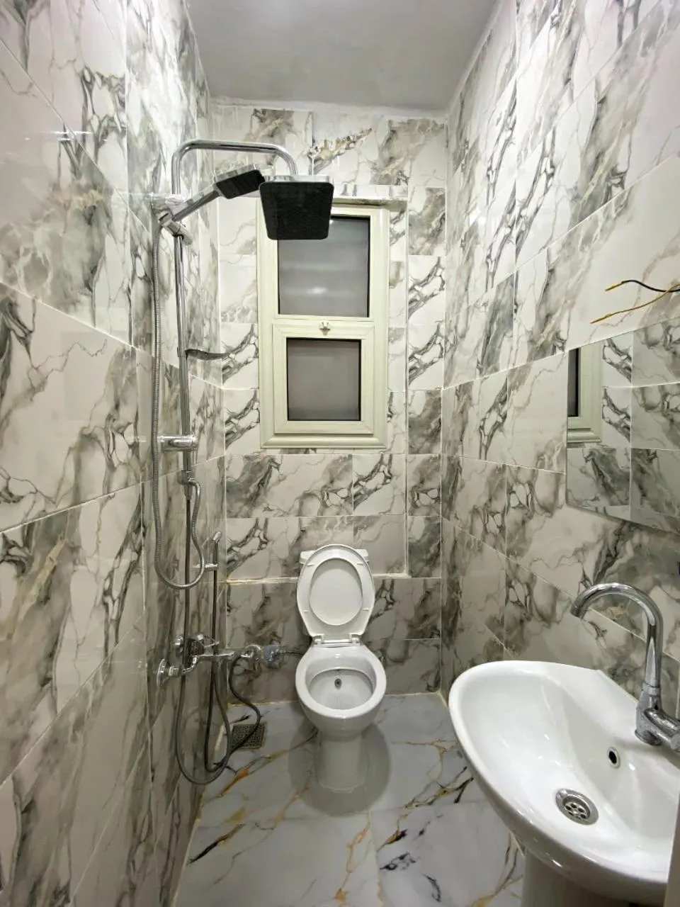 Shower in Sky light hotel