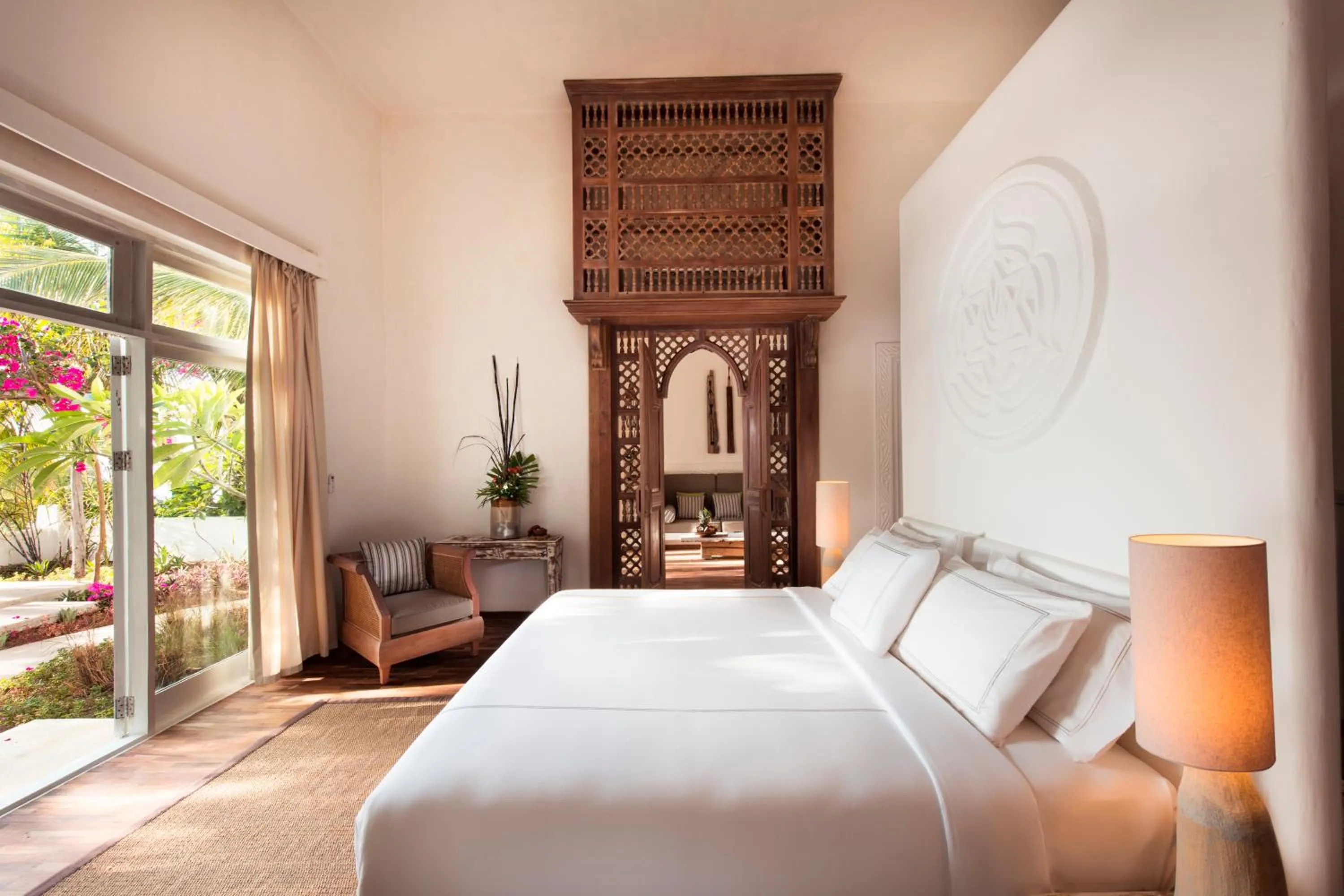 Bed in The Aiyana Resort & Spa