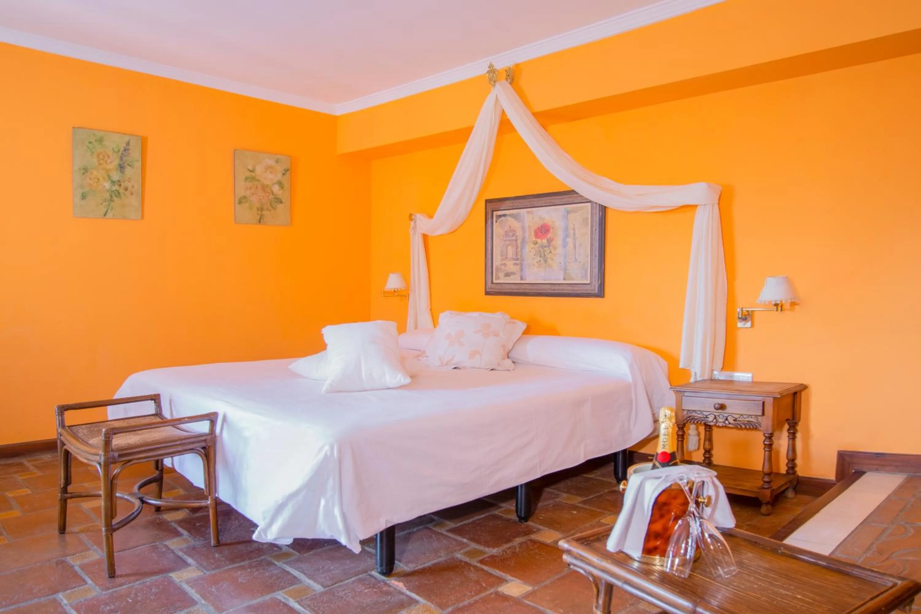 Bed in Hospederia del Zenete