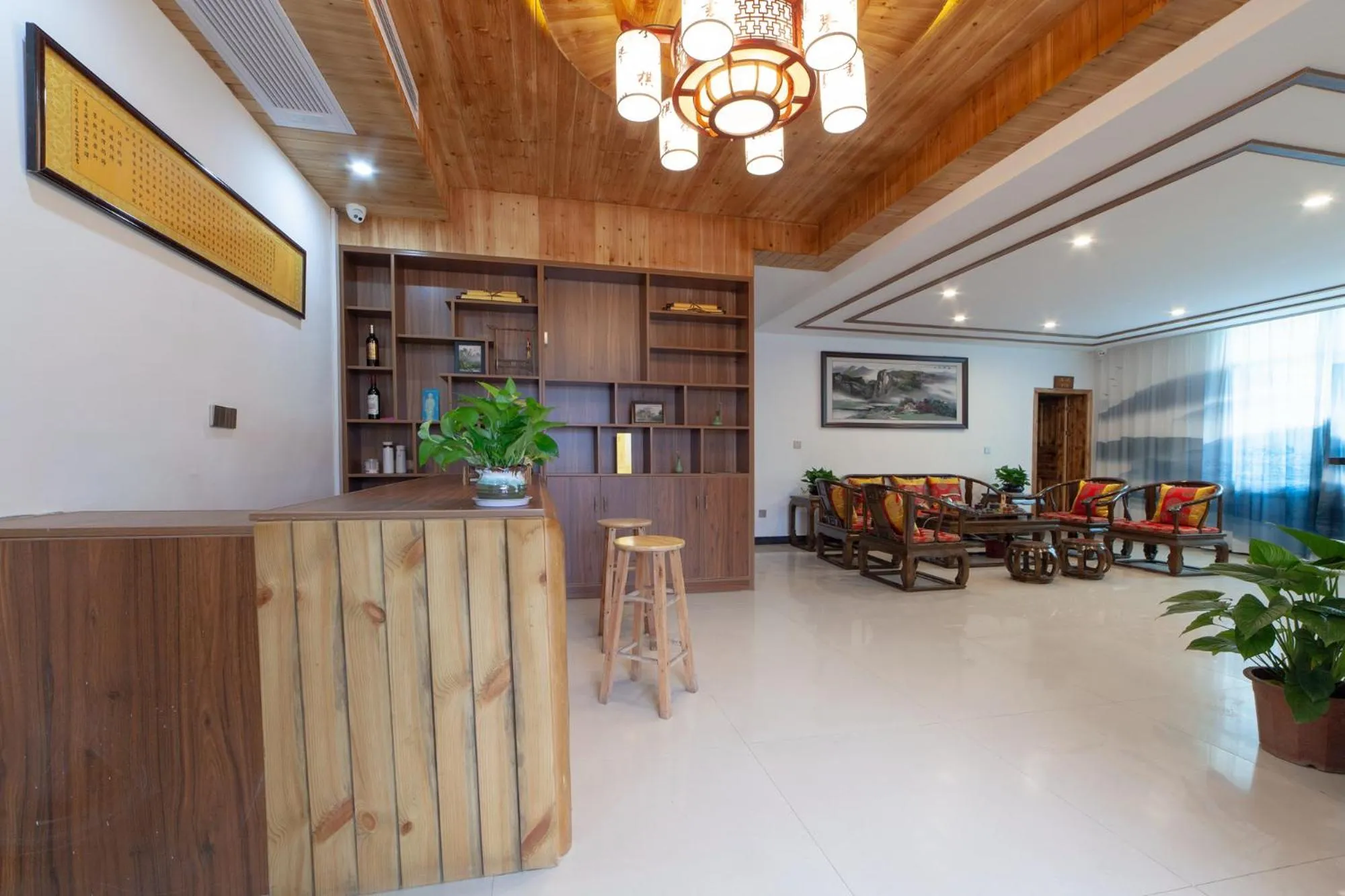 Lobby or reception in Hotel California Zhangjiajie