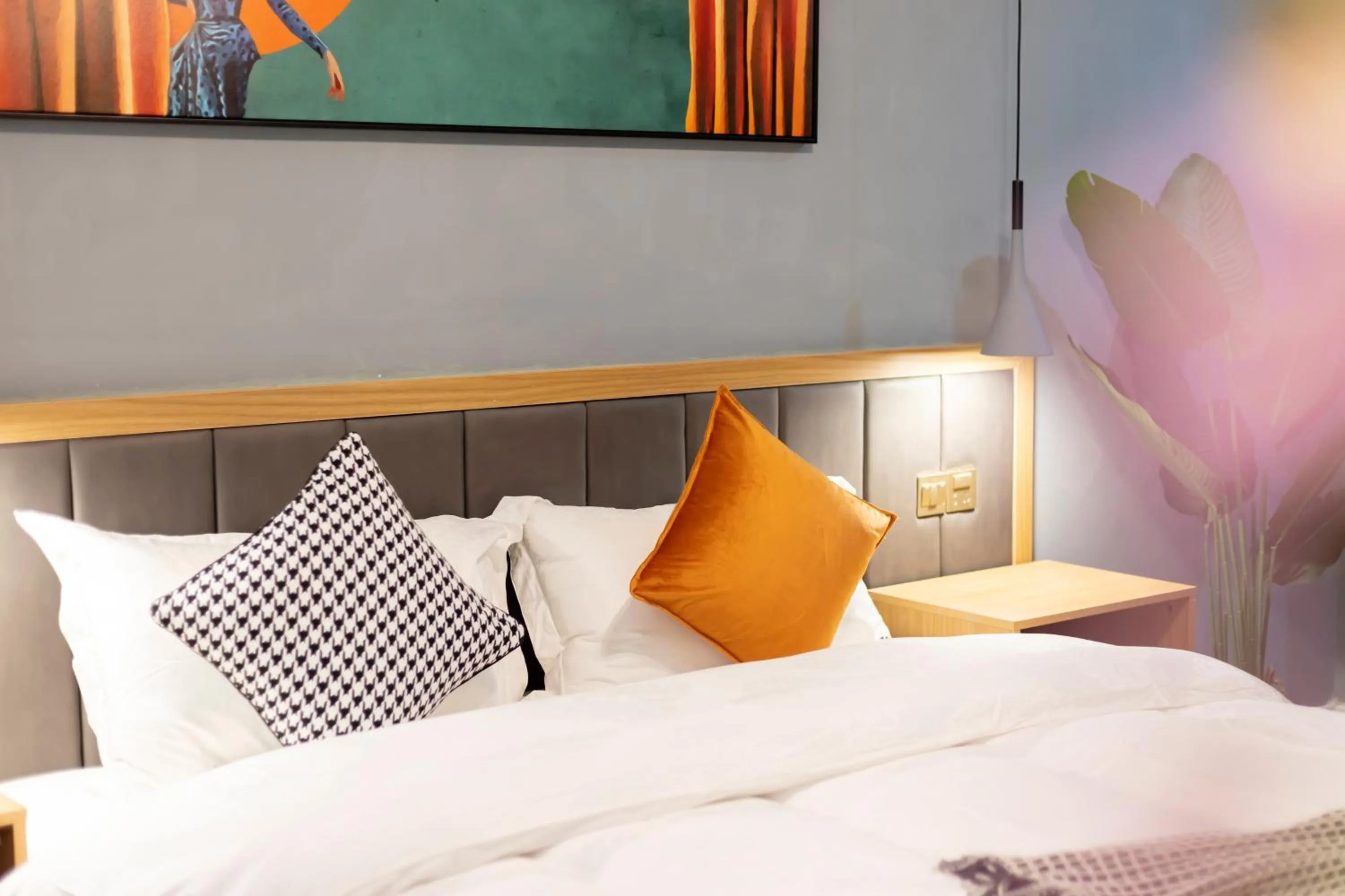 Bed in Hotel California Zhangjiajie