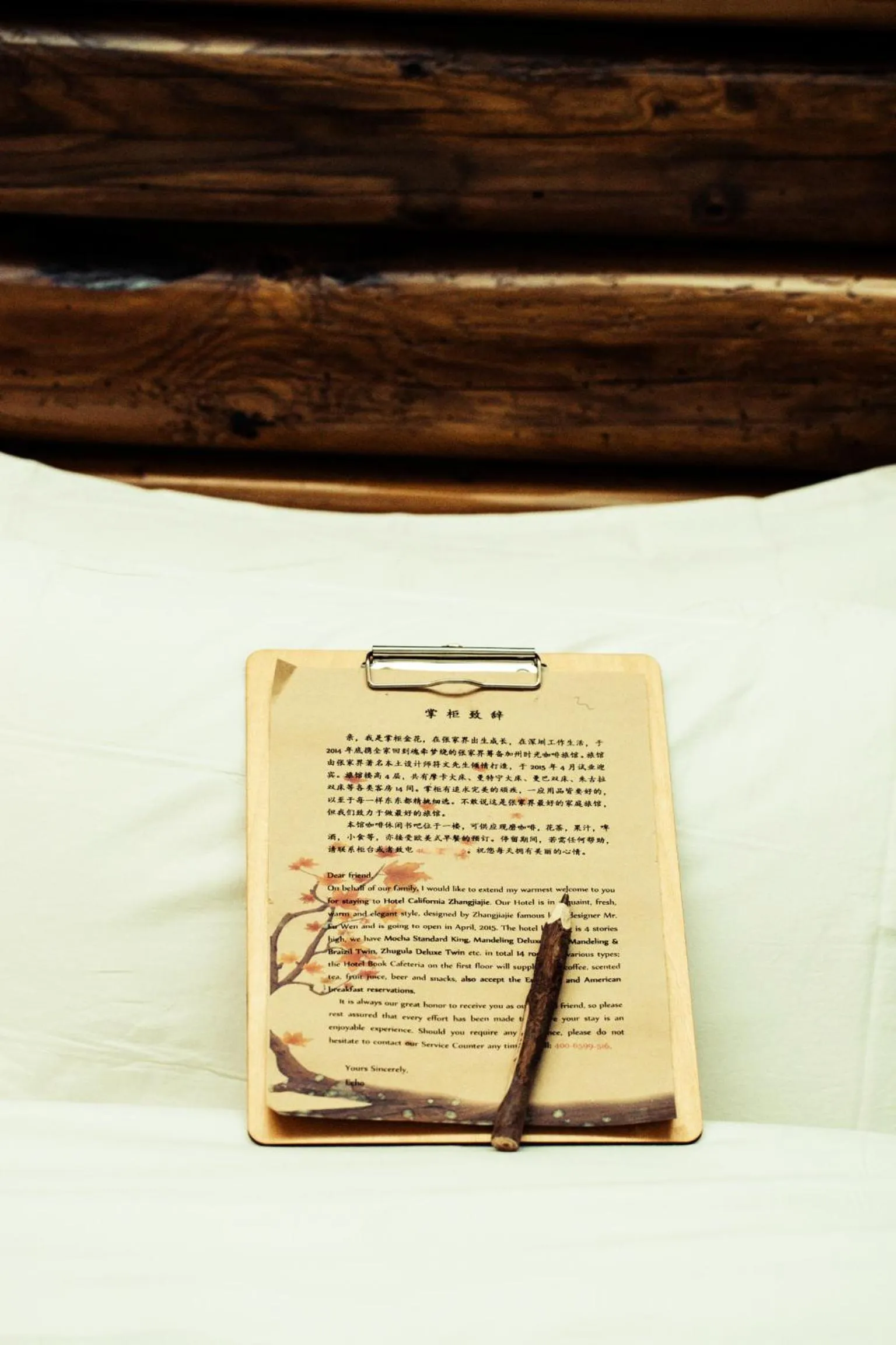 Decorative detail in Hotel California Zhangjiajie