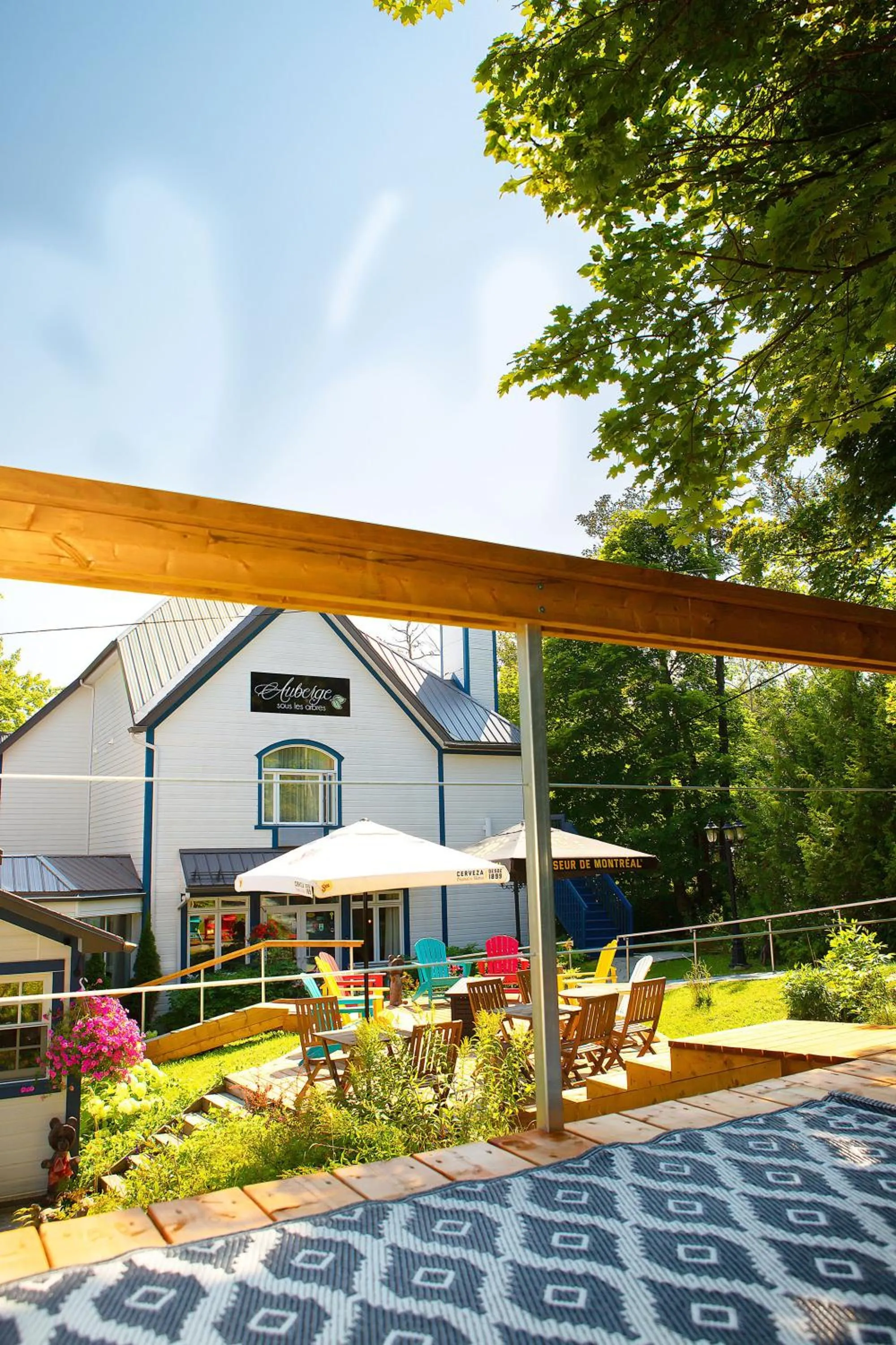 Garden in Auberge Sous les Arbres