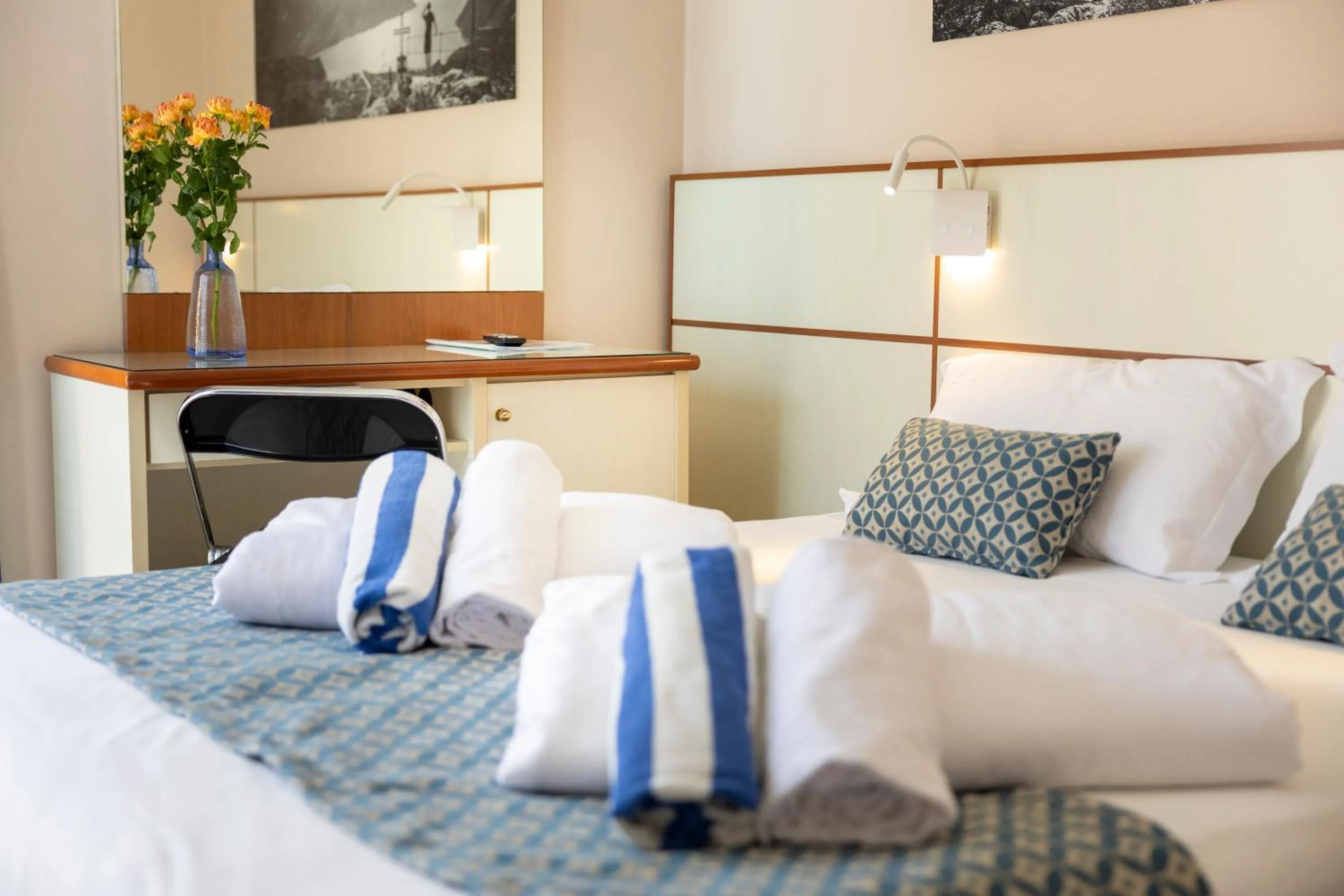 Bedroom, Bed in Hotel Holiday Sport & Relax