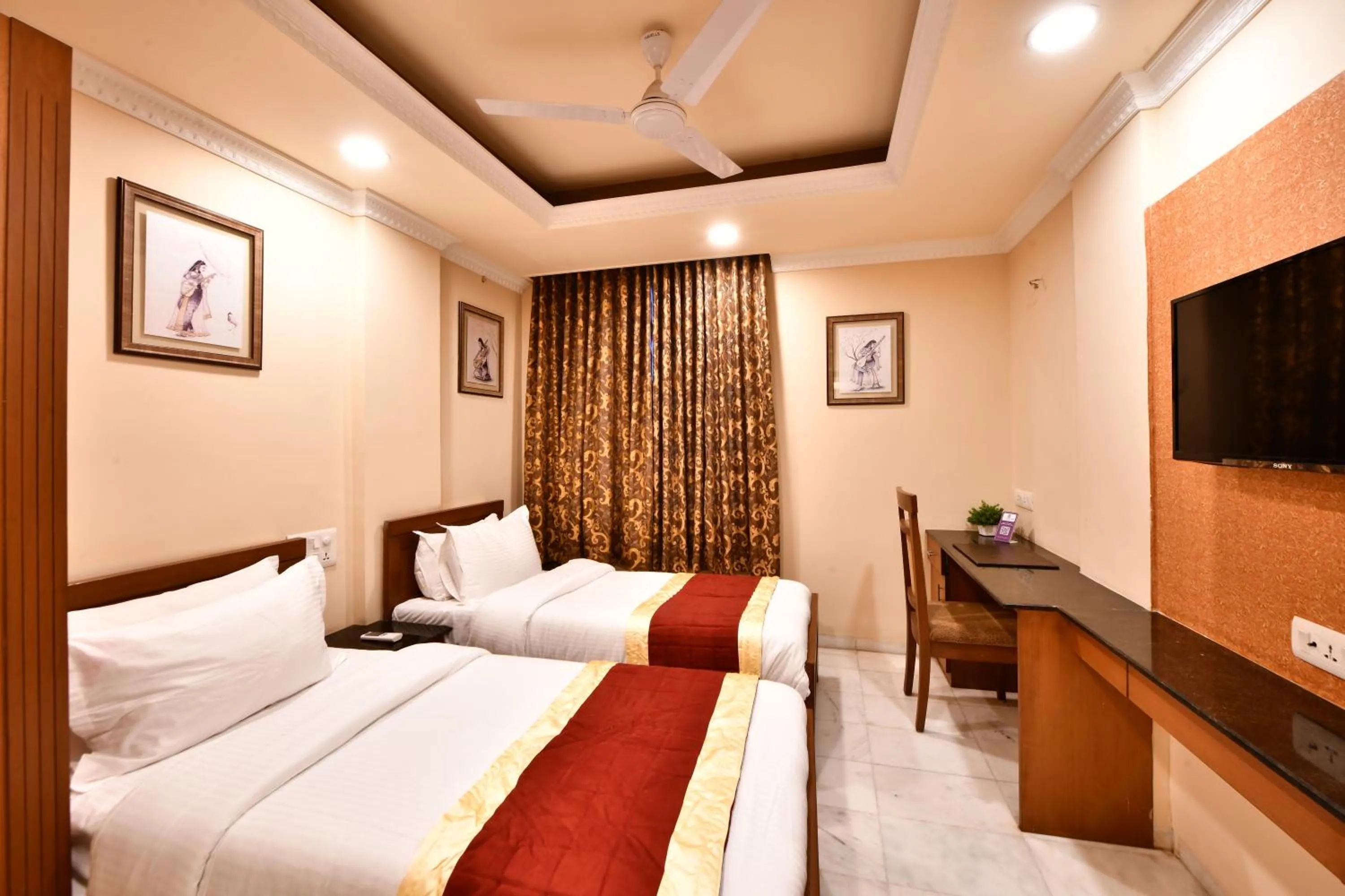 Bed in Click White House Residency, Vadodara