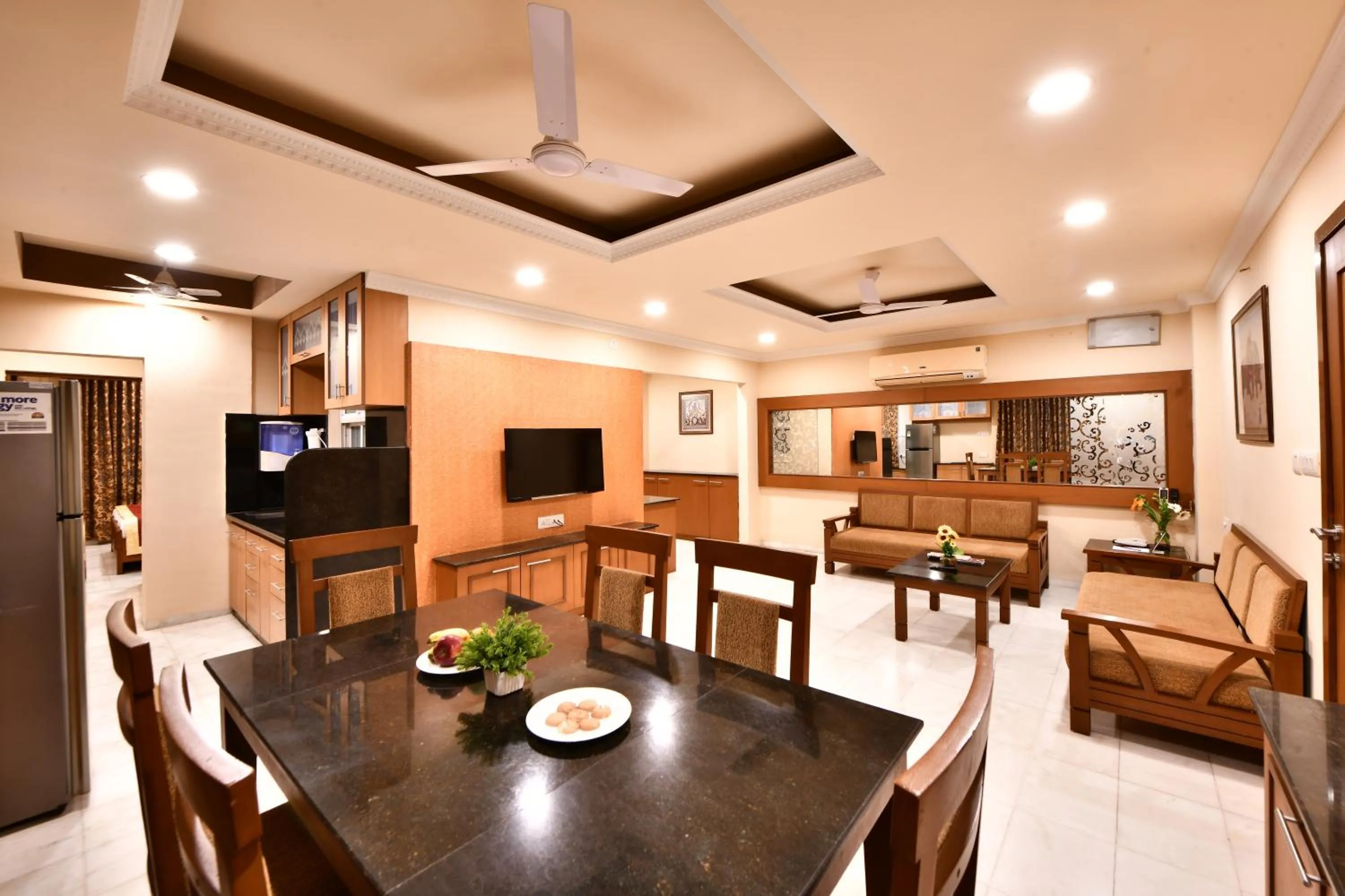 Dining area in Click White House Residency, Vadodara