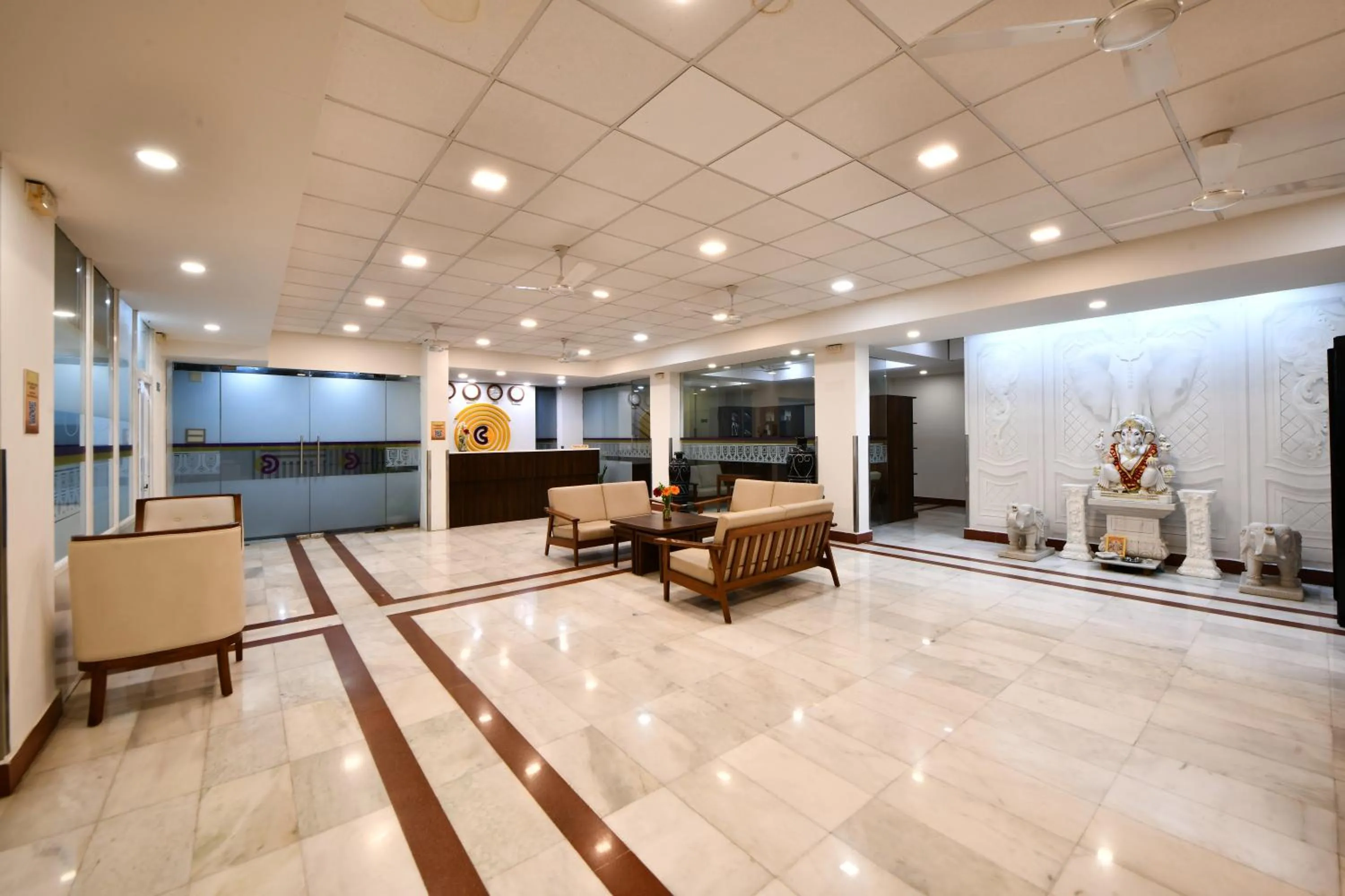 Lobby or reception in Click White House Residency, Vadodara