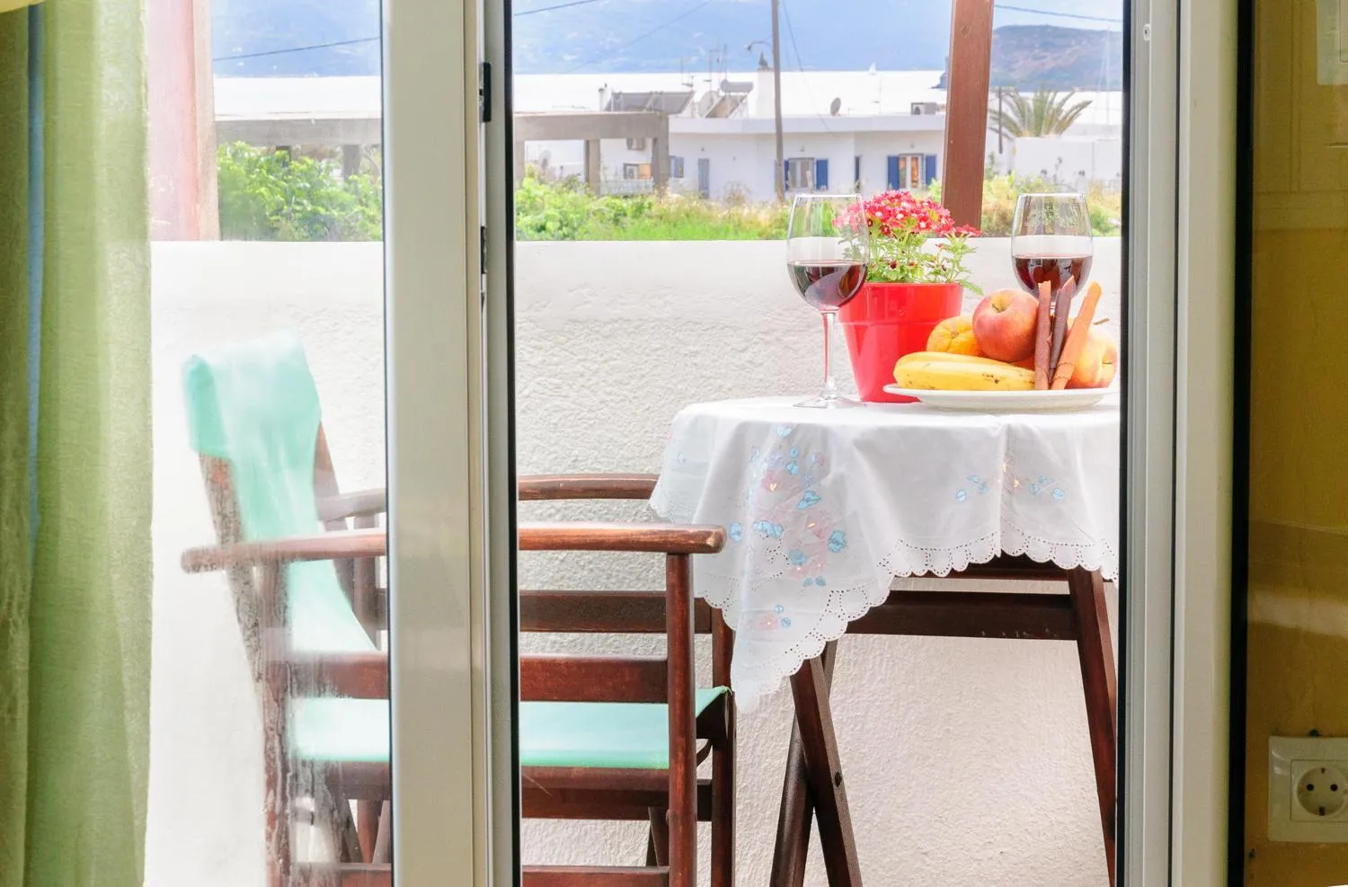 Balcony/Terrace in Christina Rooms