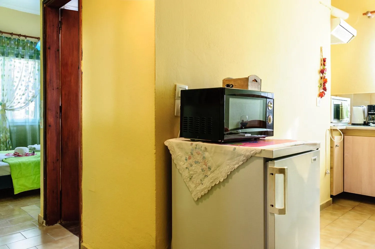 Kitchen or kitchenette in Christina Rooms