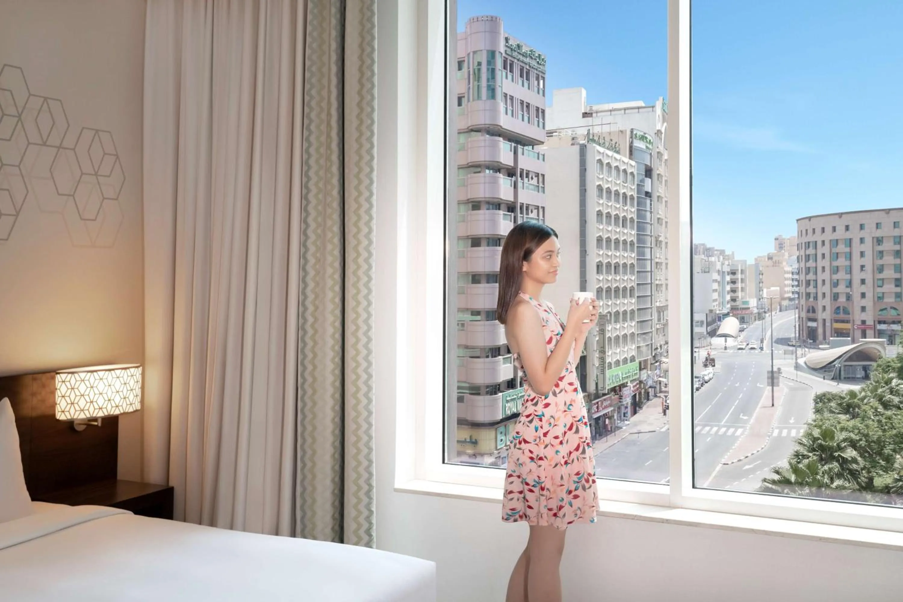 City view in Hyatt Place Dubai Baniyas Square