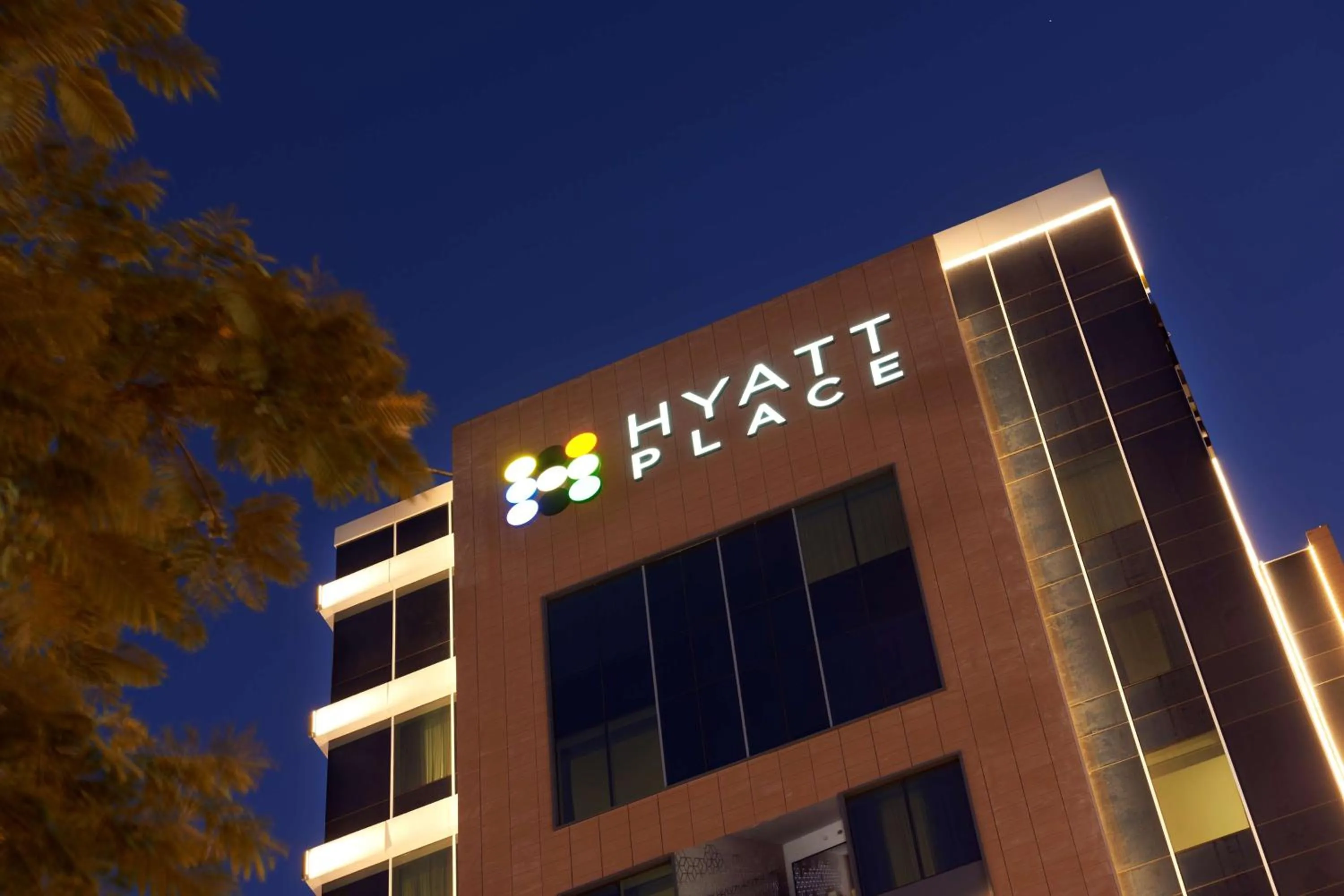 Property building in Hyatt Place Dubai Baniyas Square