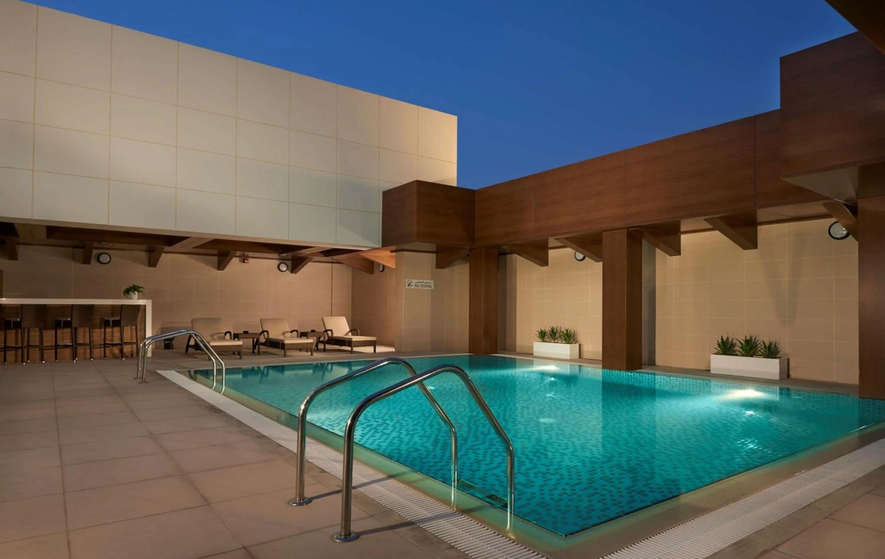 Swimming pool in Hyatt Place Dubai Baniyas Square