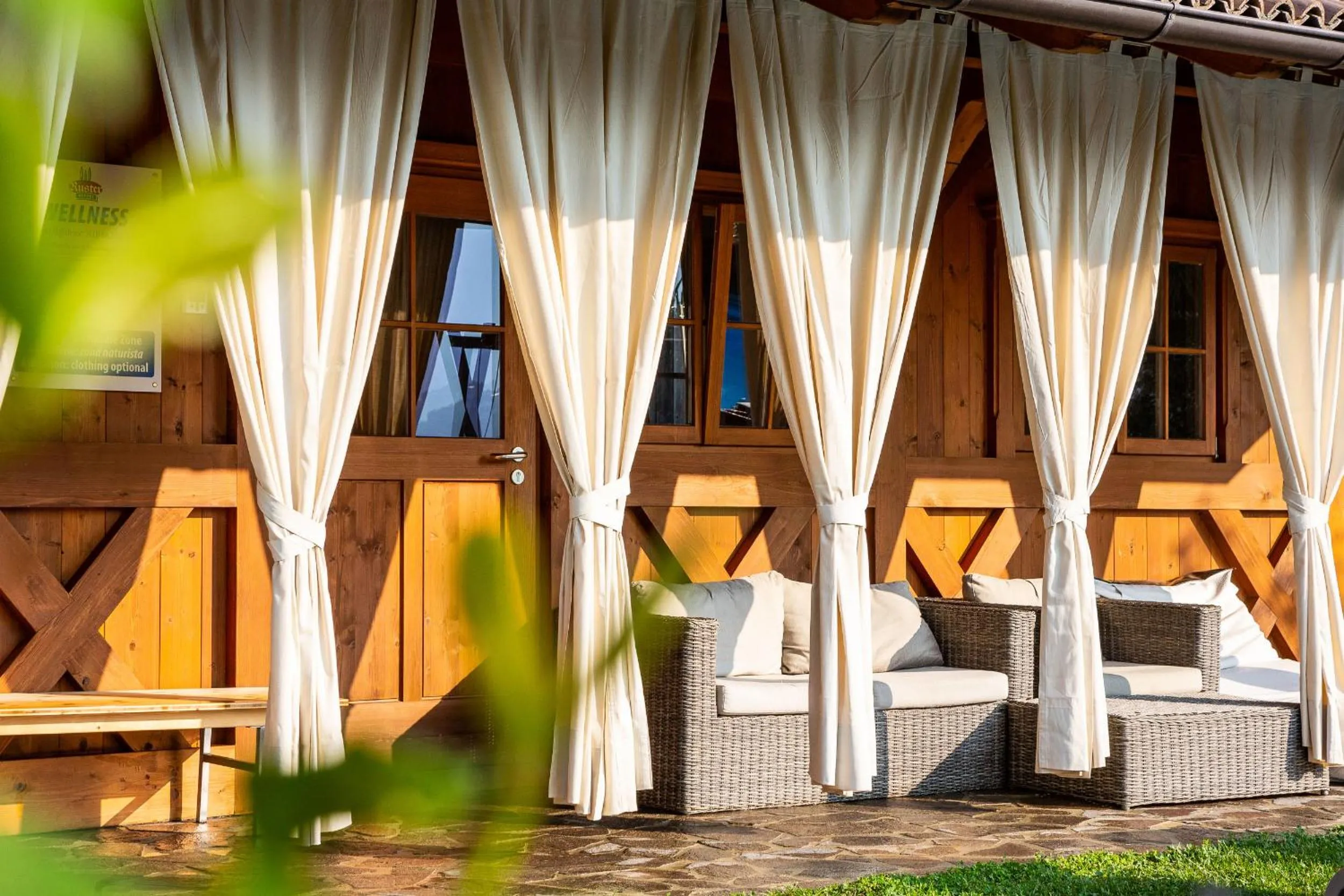 Sauna in Ruster Resort