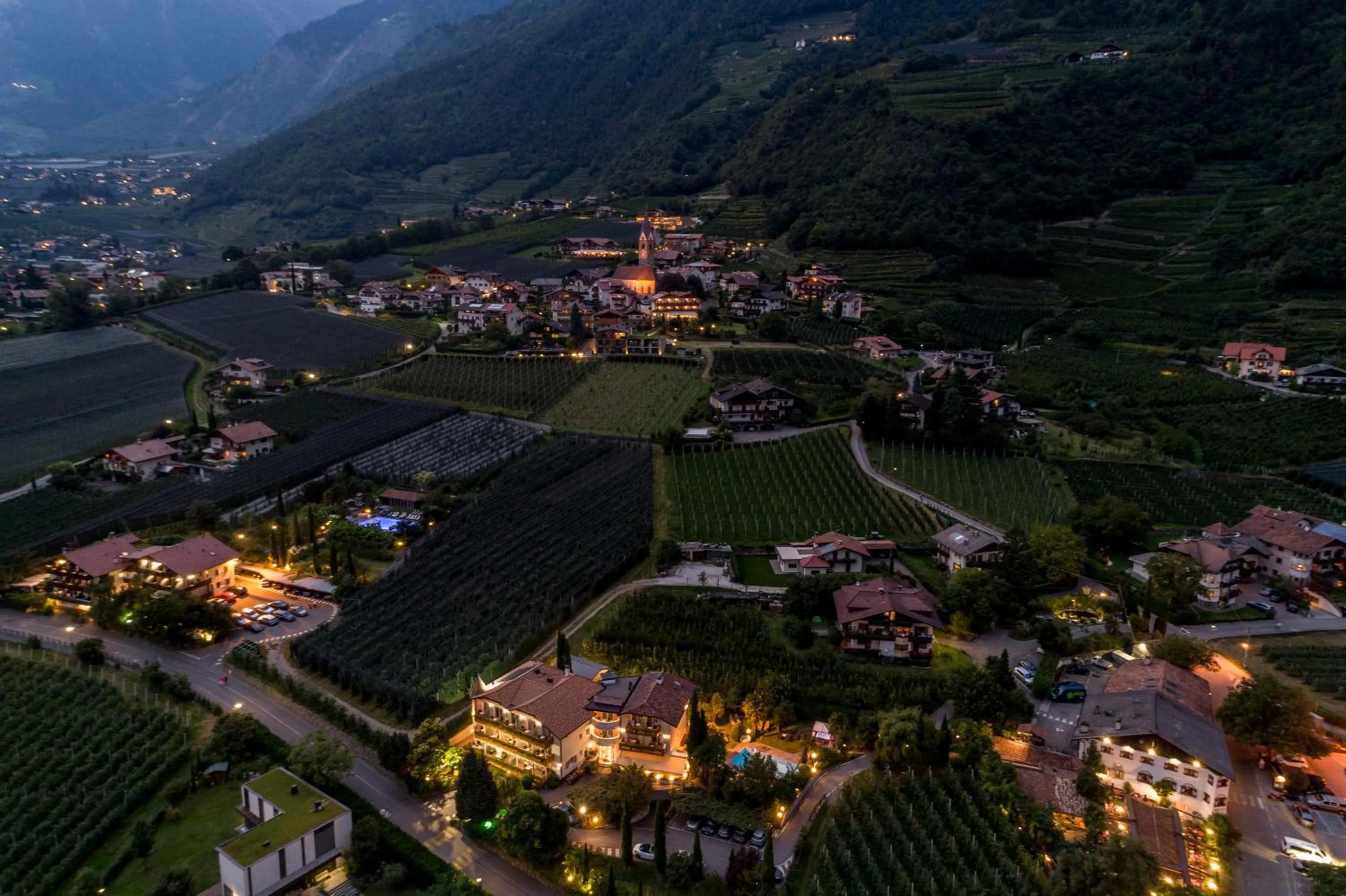 Bird's eye view in Ruster Resort