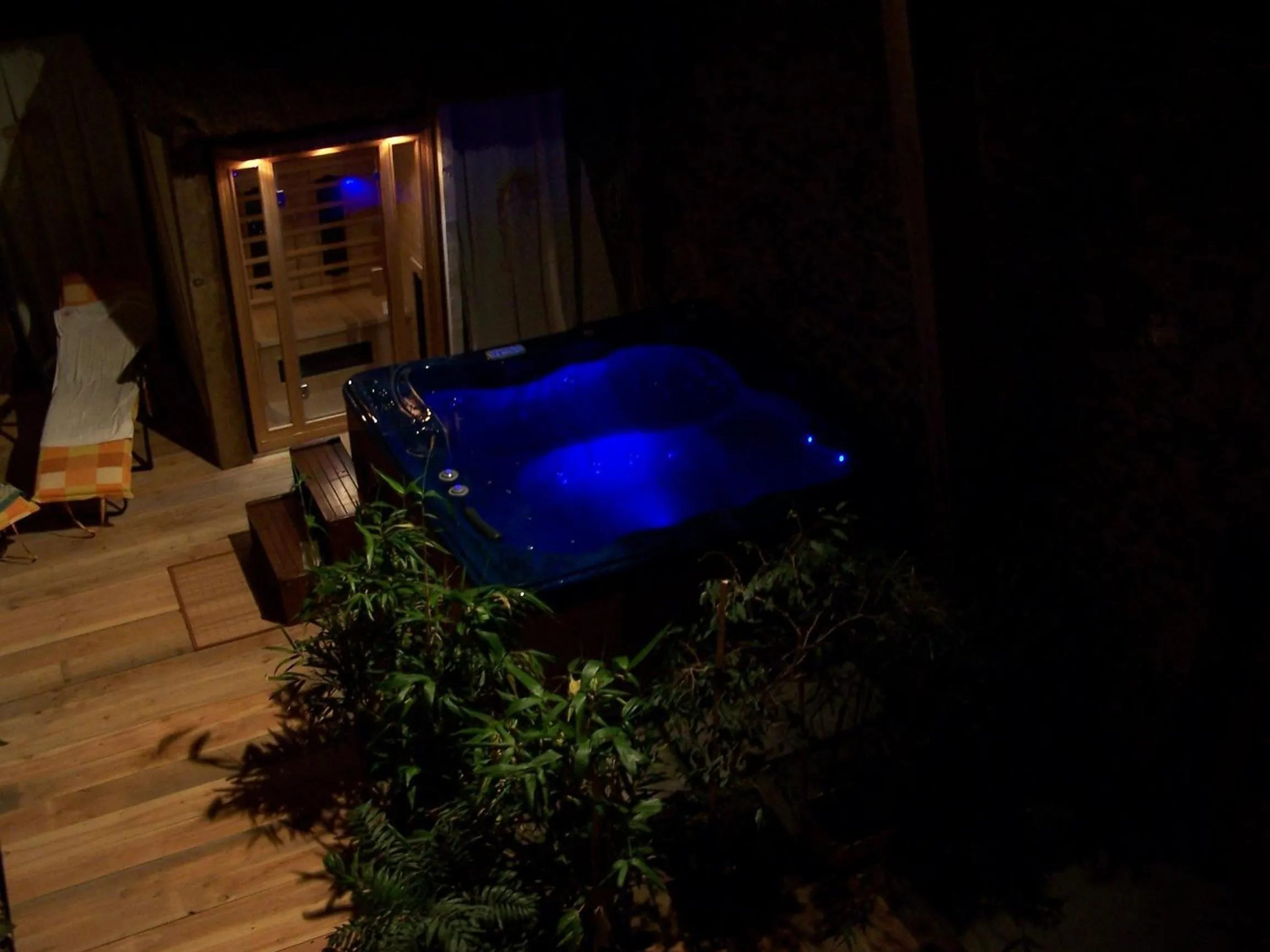 Hot Tub in Domaine des Maillets