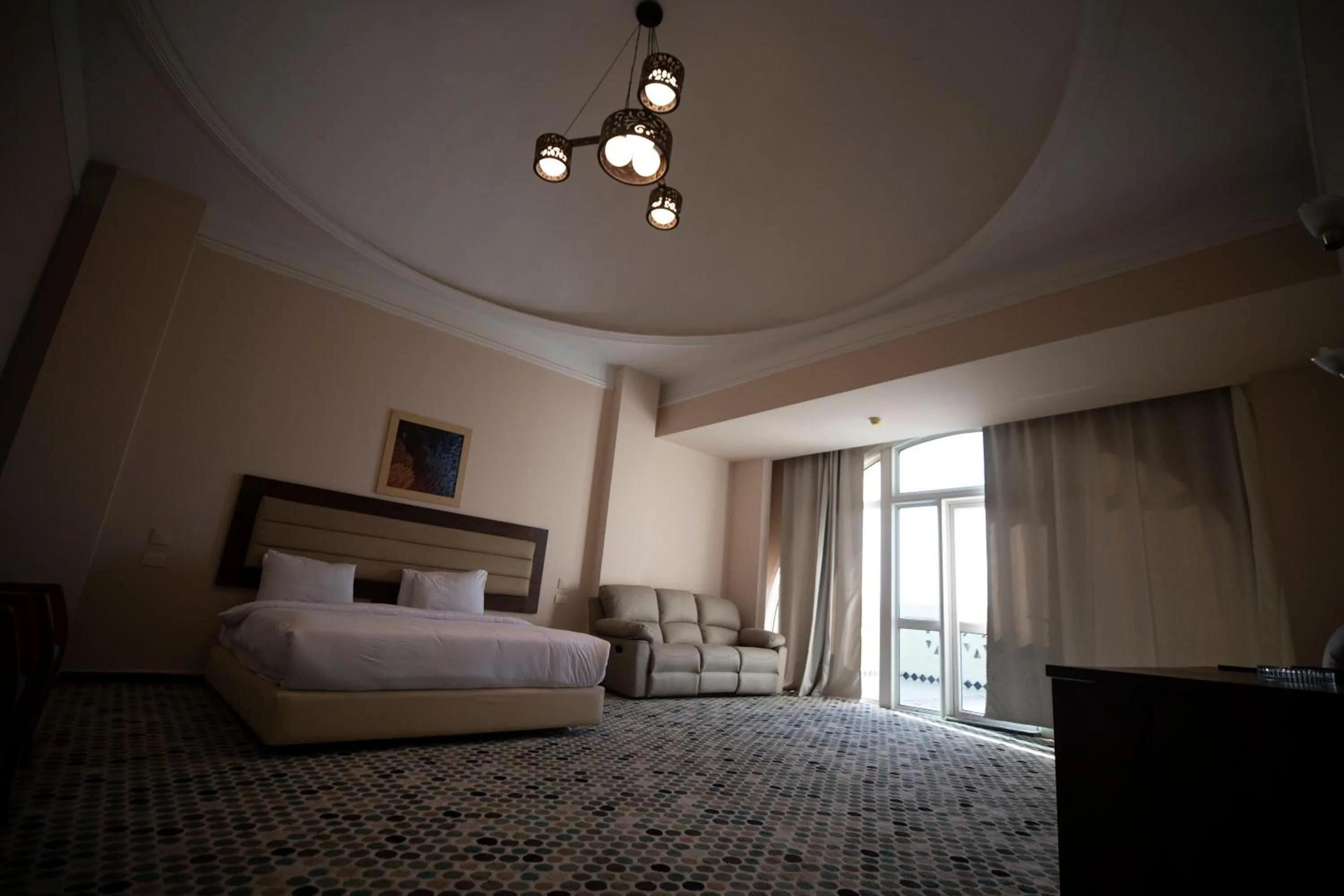 Photo of the whole room, Bed in Oriental grand Plaza