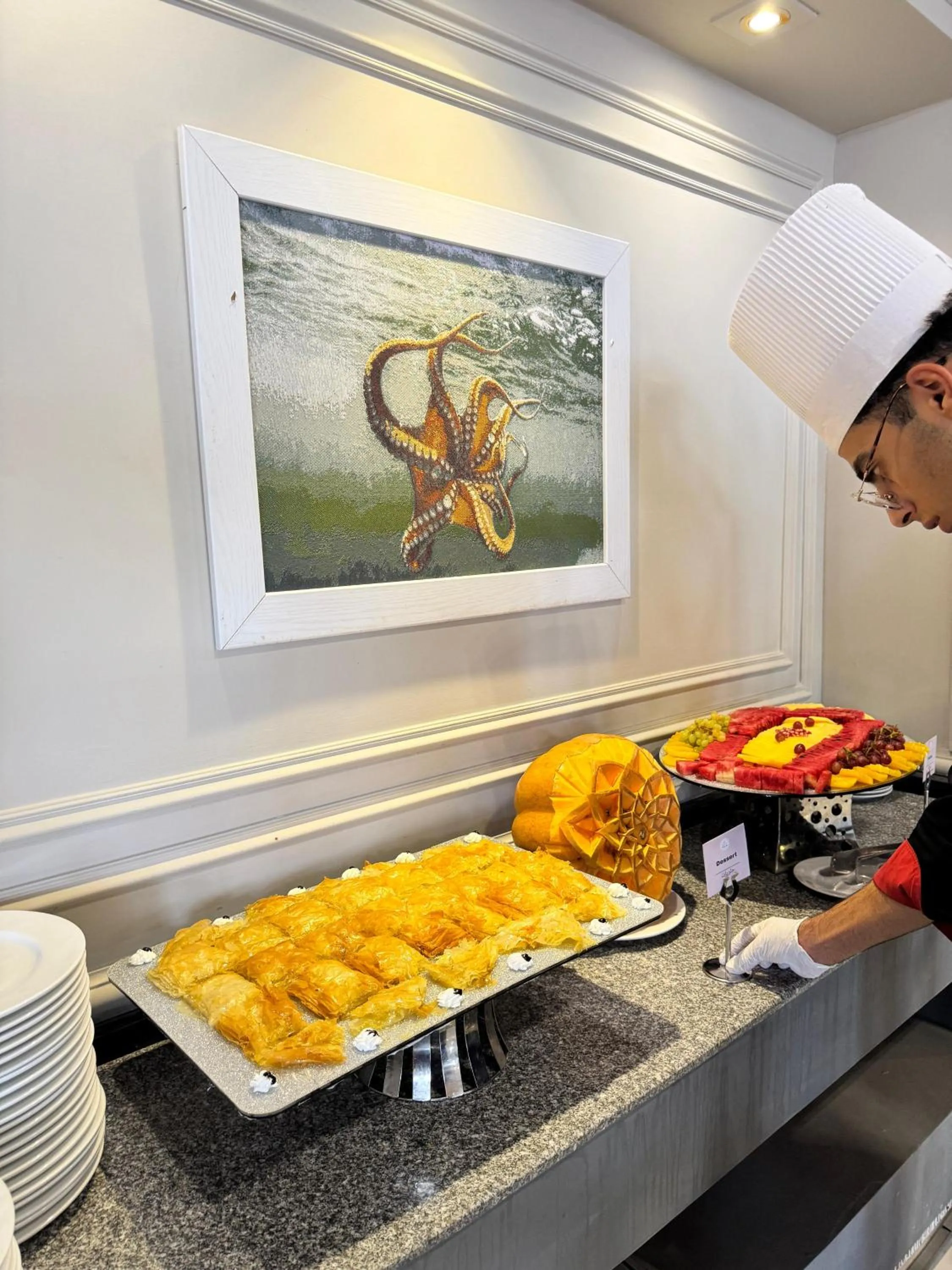 Buffet breakfast in Oriental grand Plaza