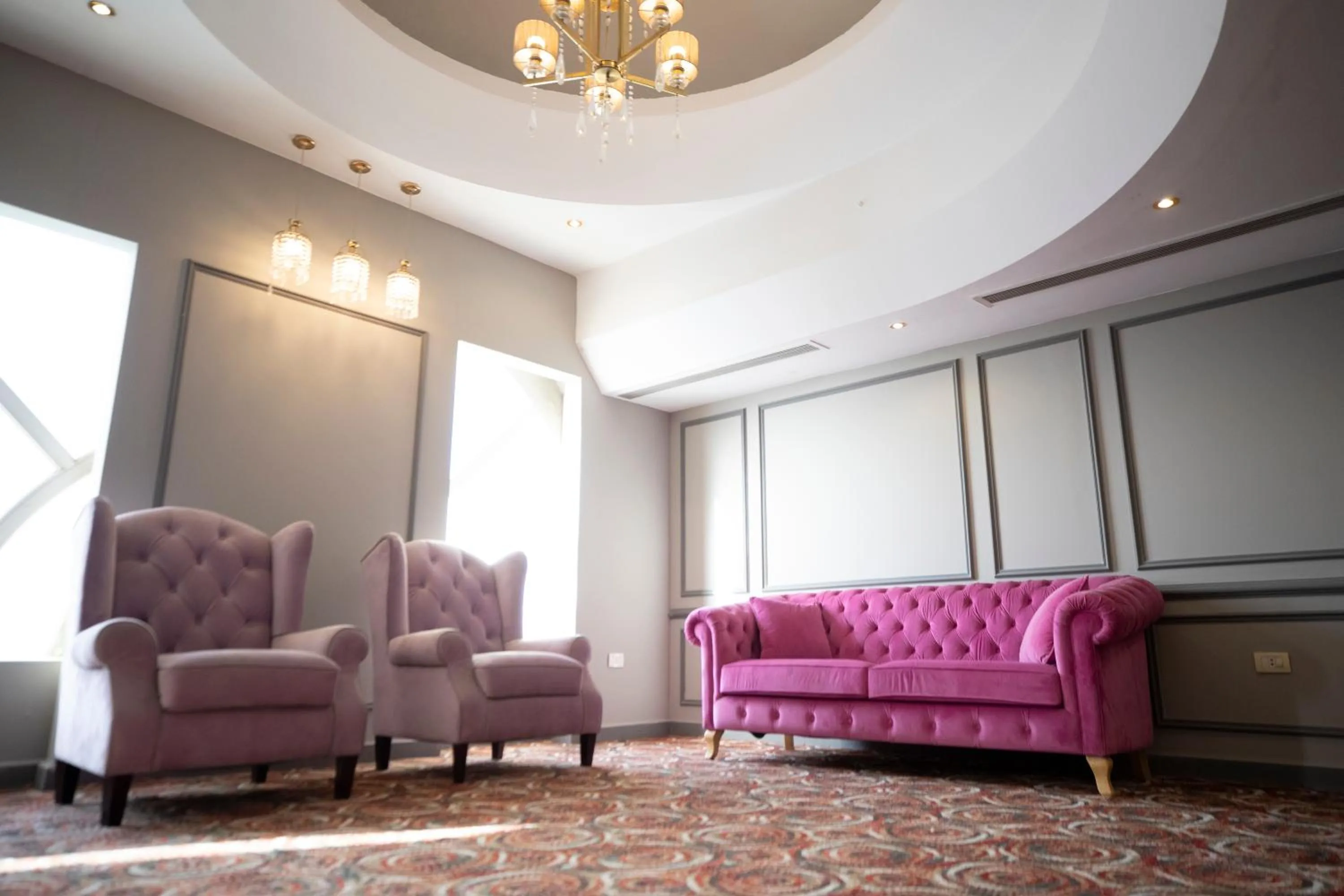 Seating area in Oriental grand Plaza