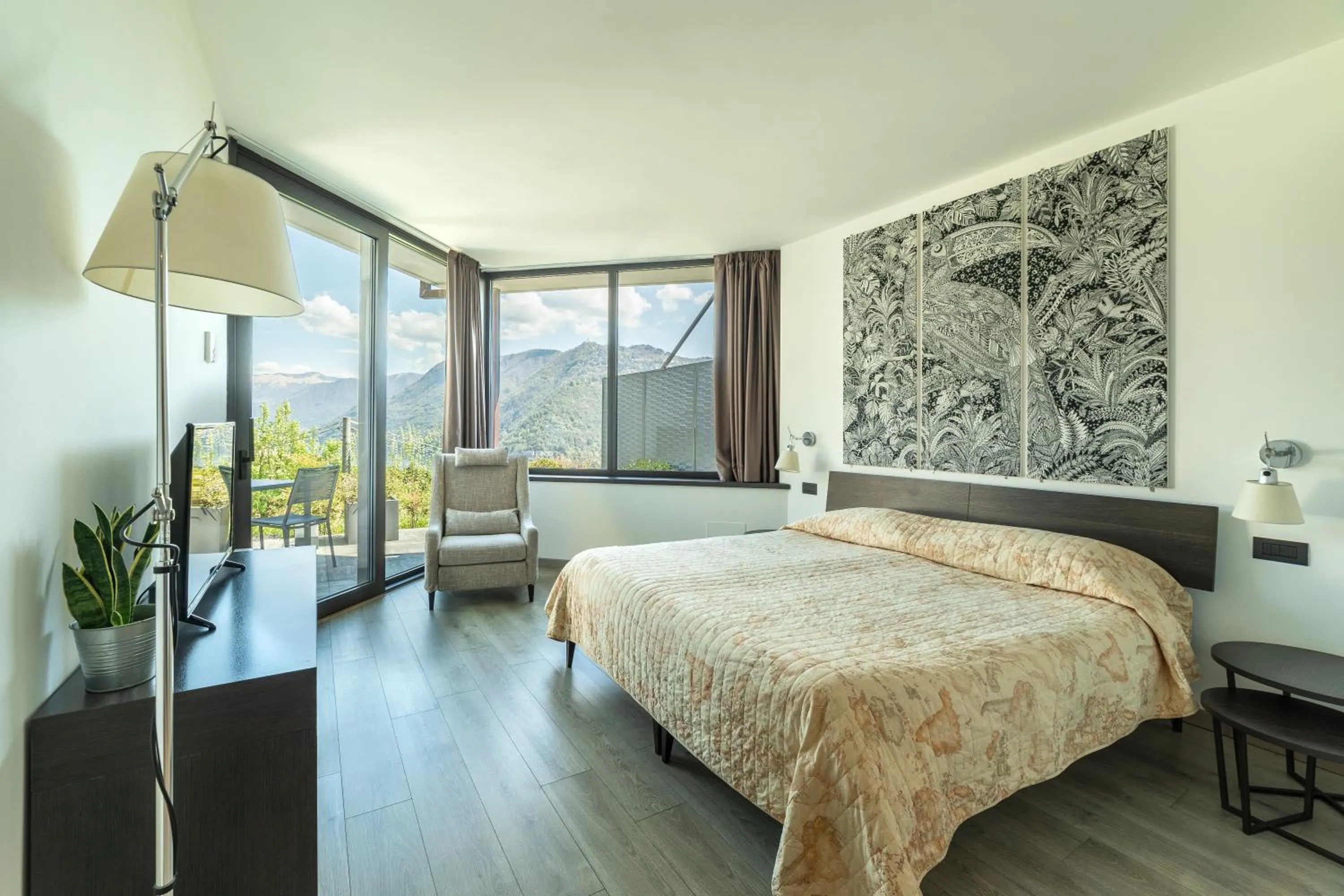 Bedroom, Bed in B&B Vista Lago