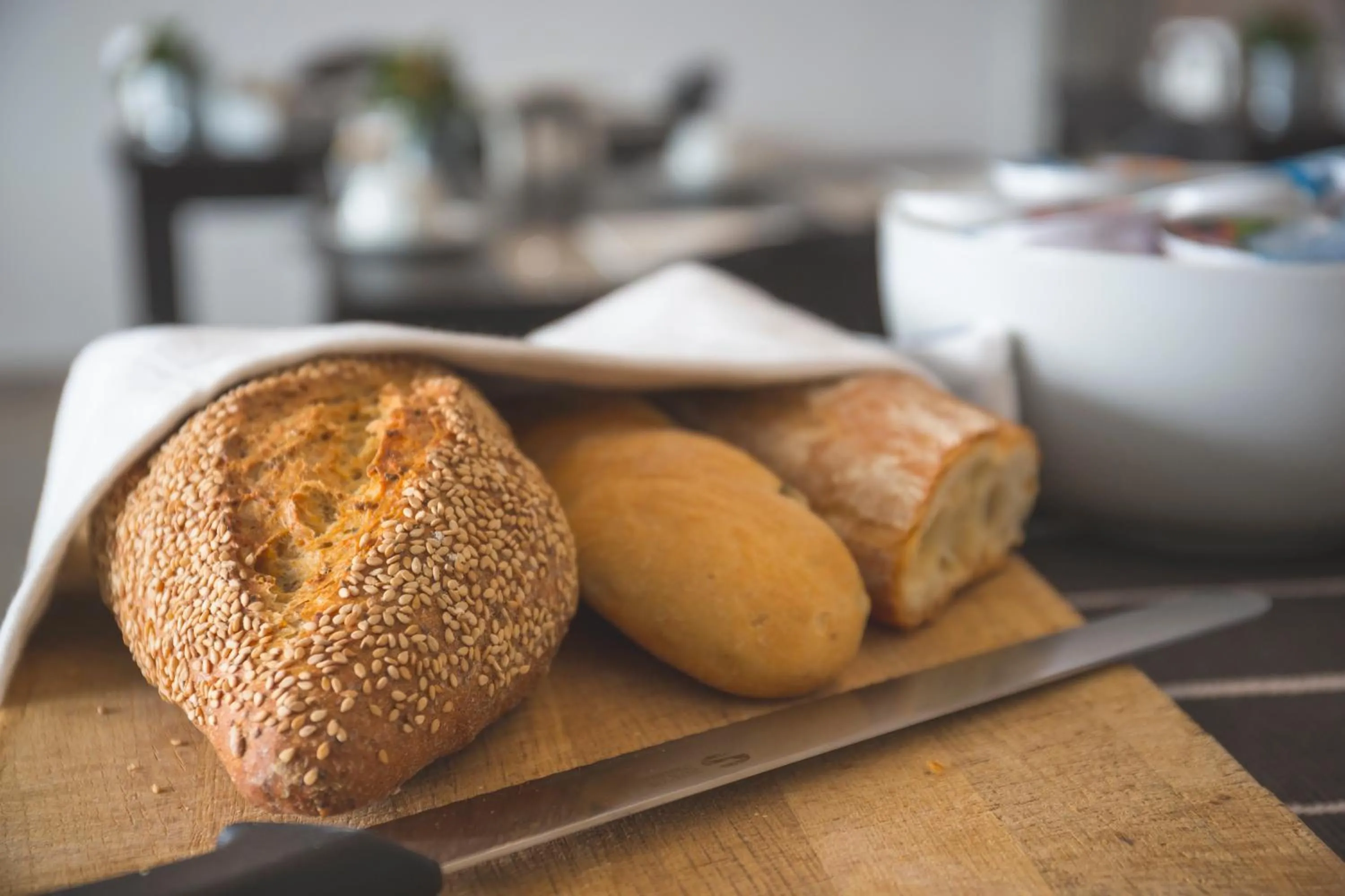 Continental breakfast in B&B Vista Lago