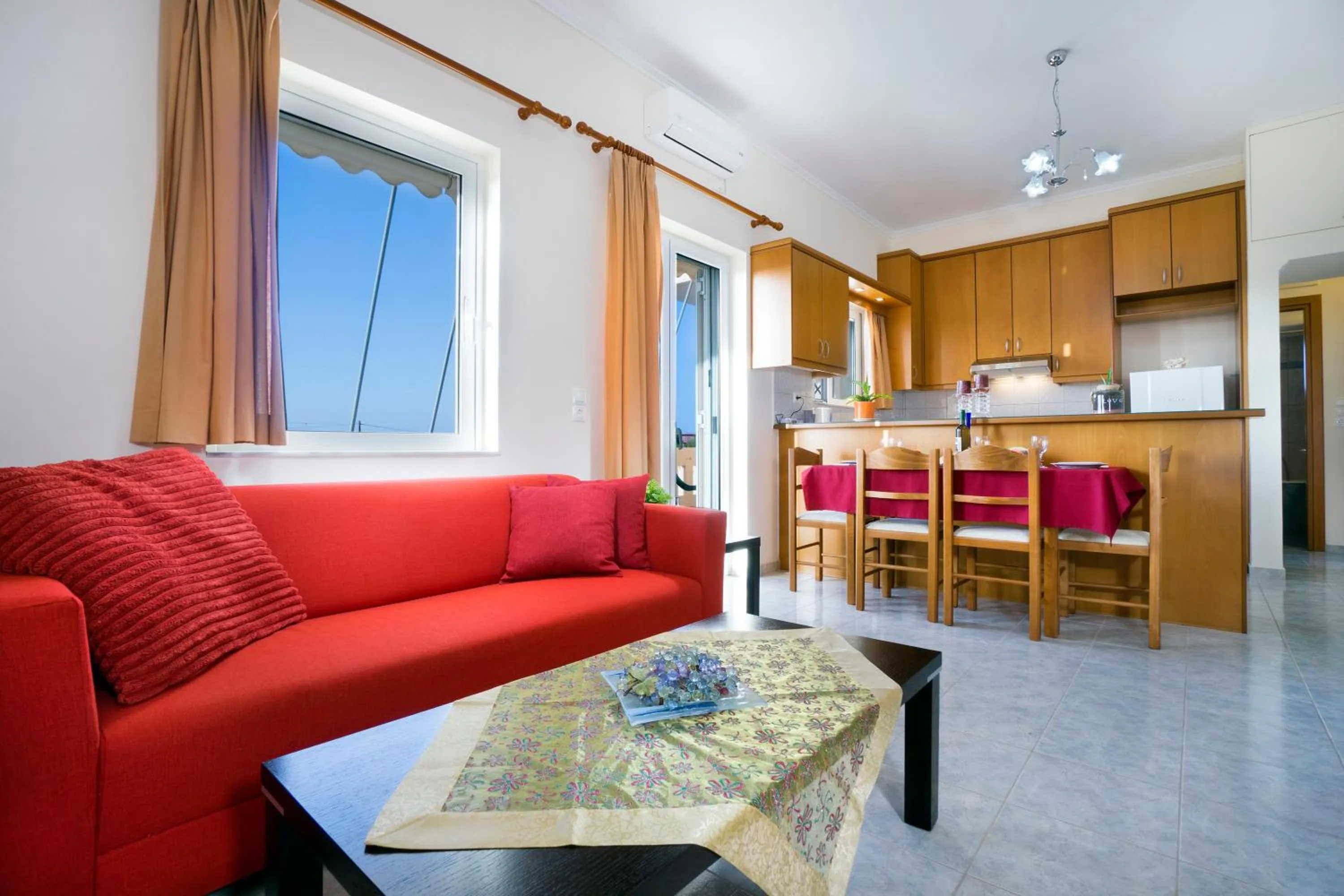 Living room in Skamagkas M. Apartments