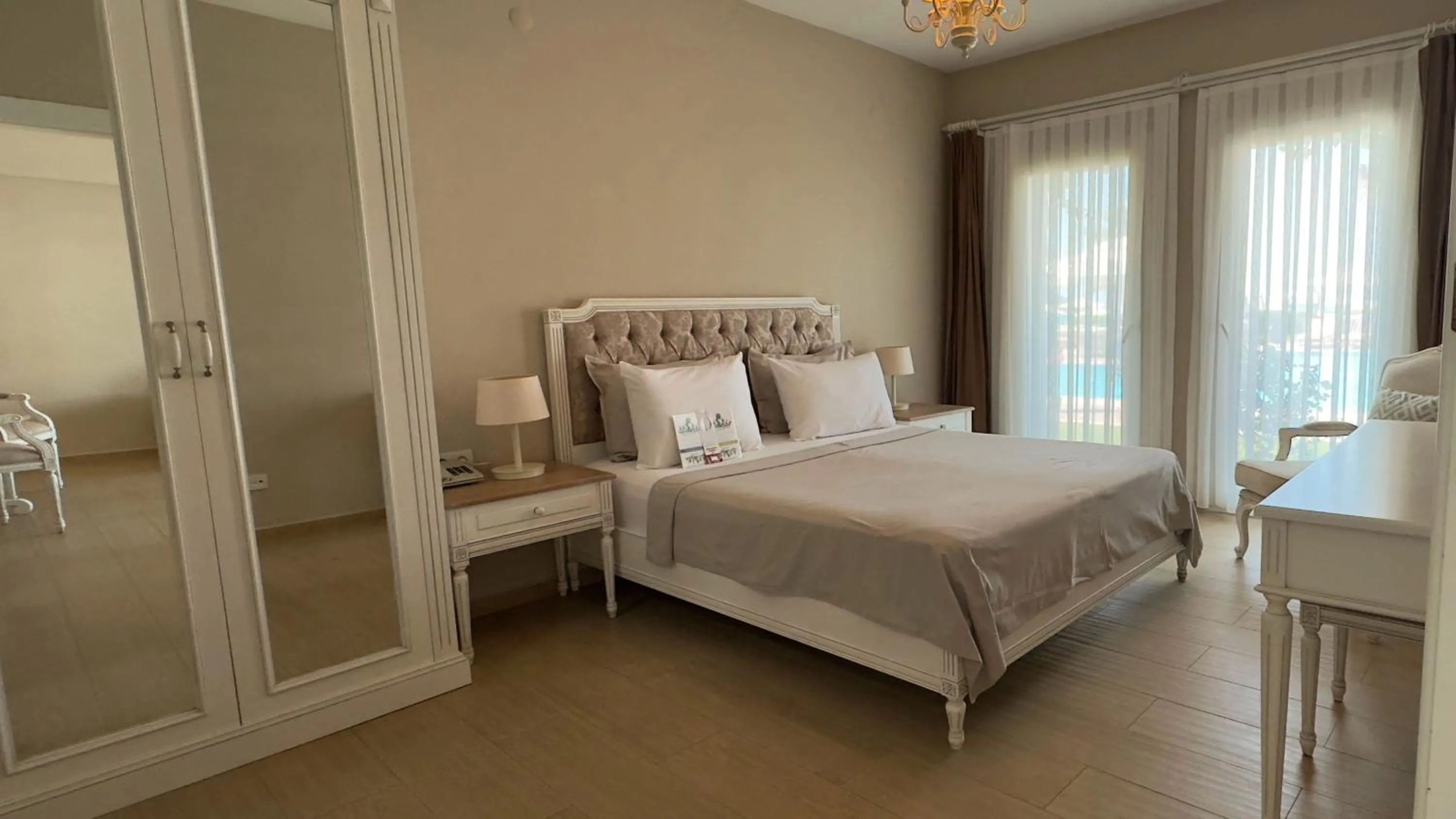 Bed in Datca Doris Hotel