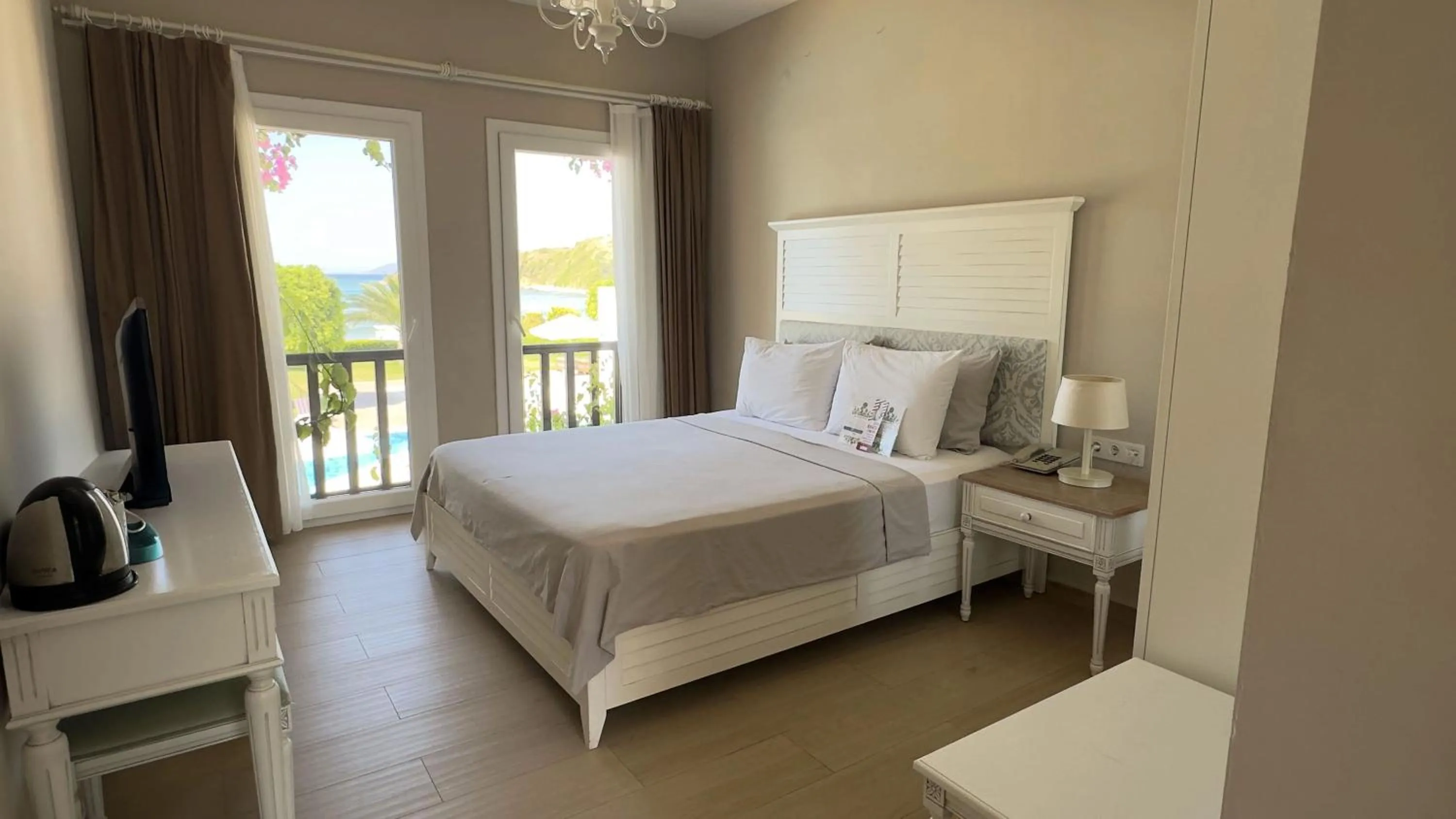 Bed in Datca Doris Hotel